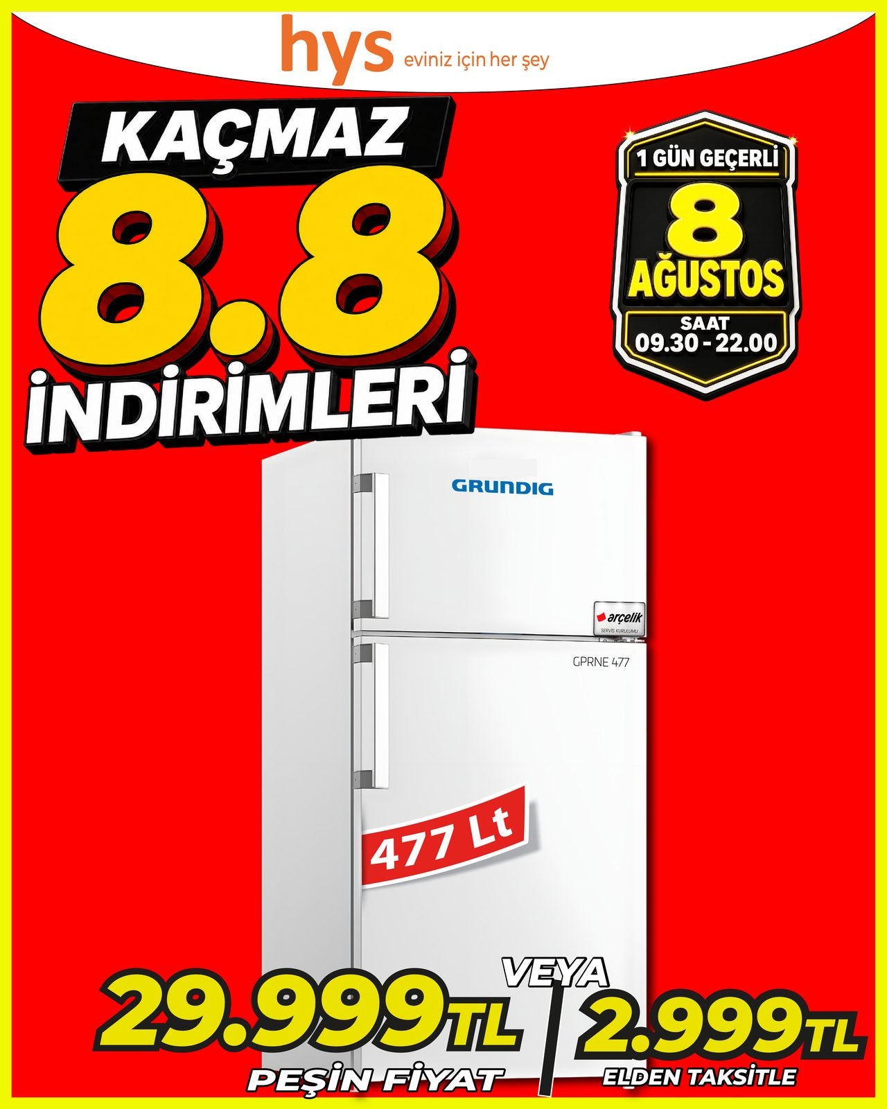 Grundig 477 Lt Buzdolabı