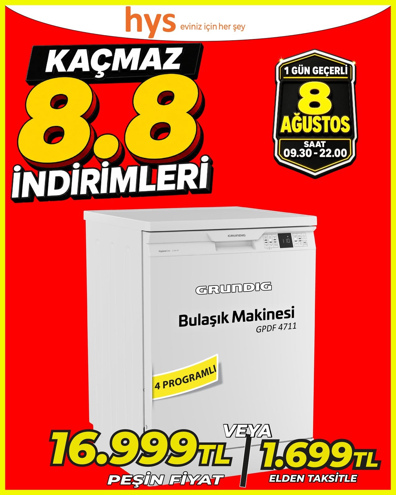 Grundig Bulaşık Makinesi