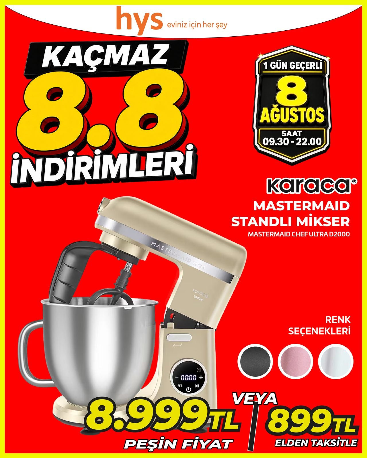 Karaca Mastermaid Standlı Mikser Main image