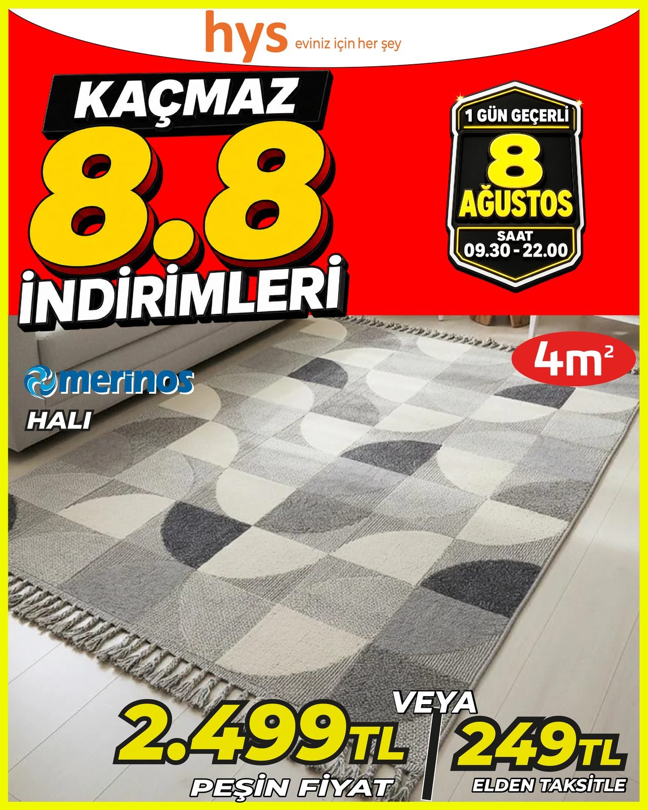 Merinos Halı 4 m² Main image