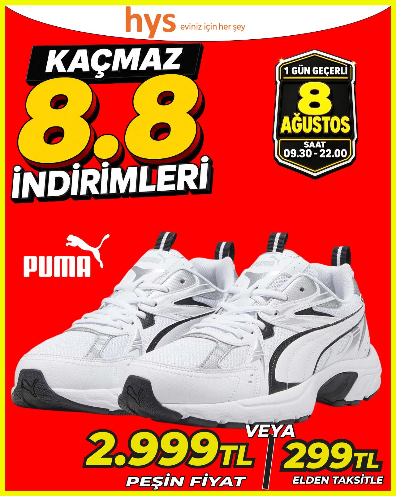 Puma Beyaz Spor Ayakkabı 2 Main image