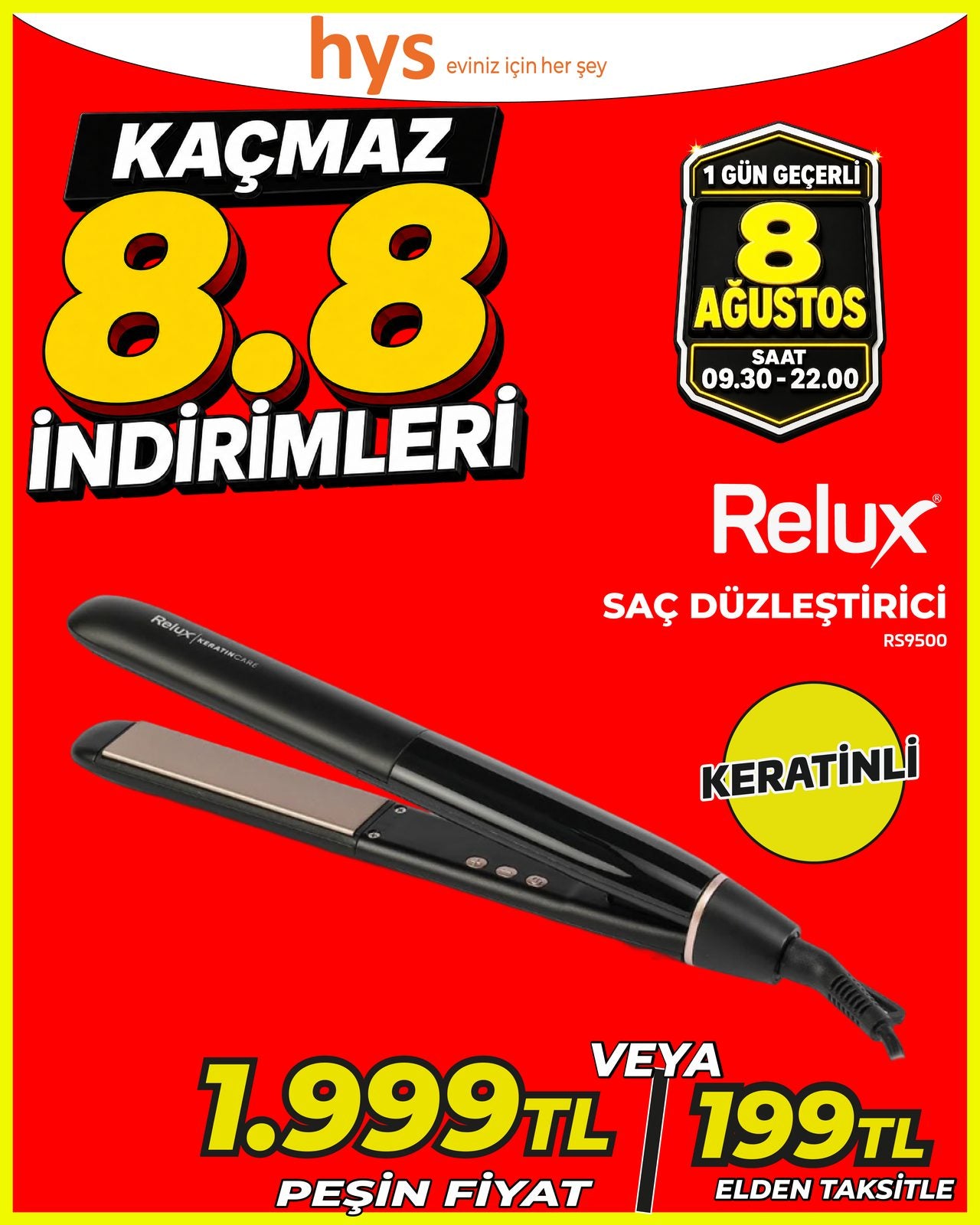 Relux Saç Düzleştirici
