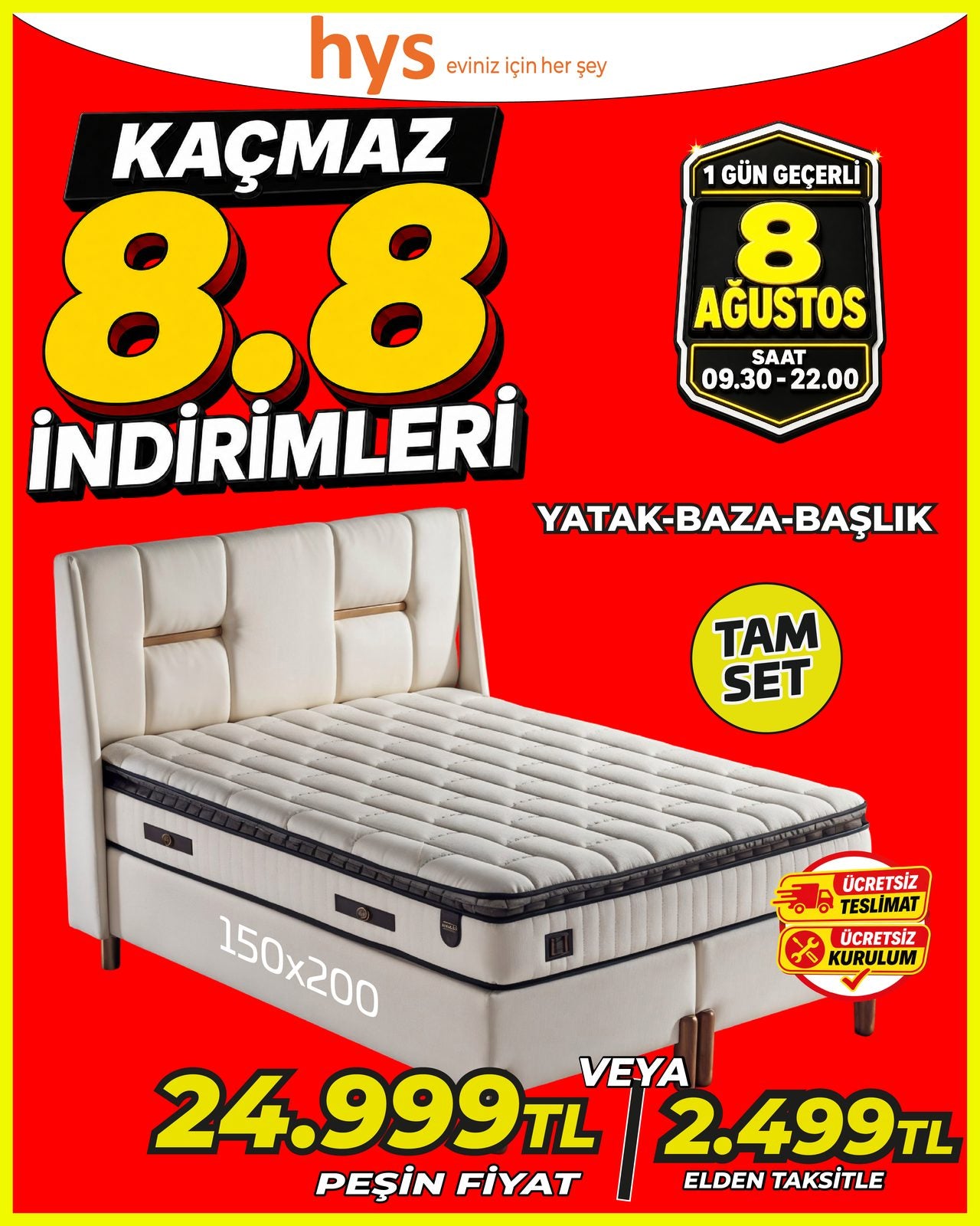 Yatak Baza Başlık 150x200 Main image
