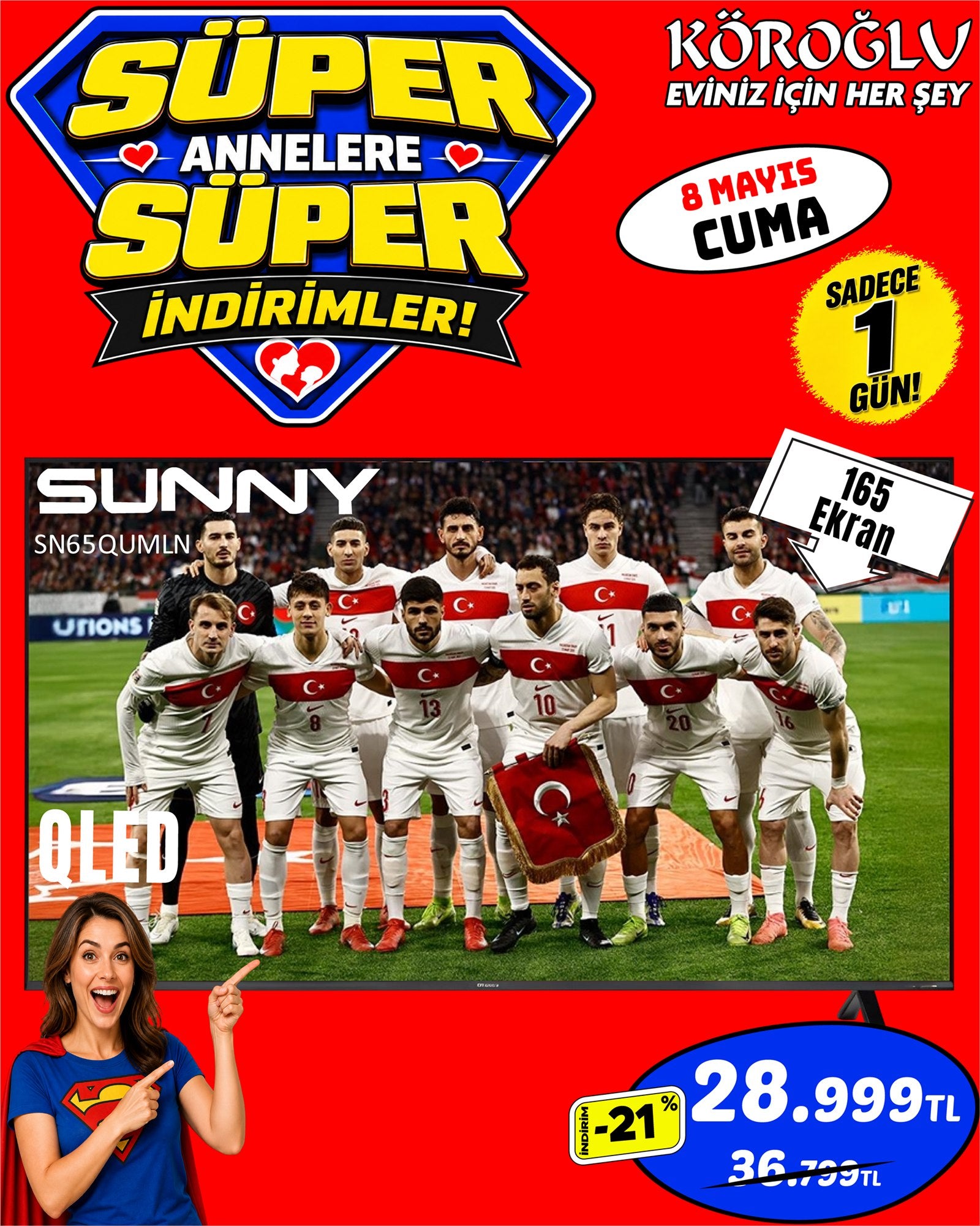Sunny SN65QUMLN QLED TV