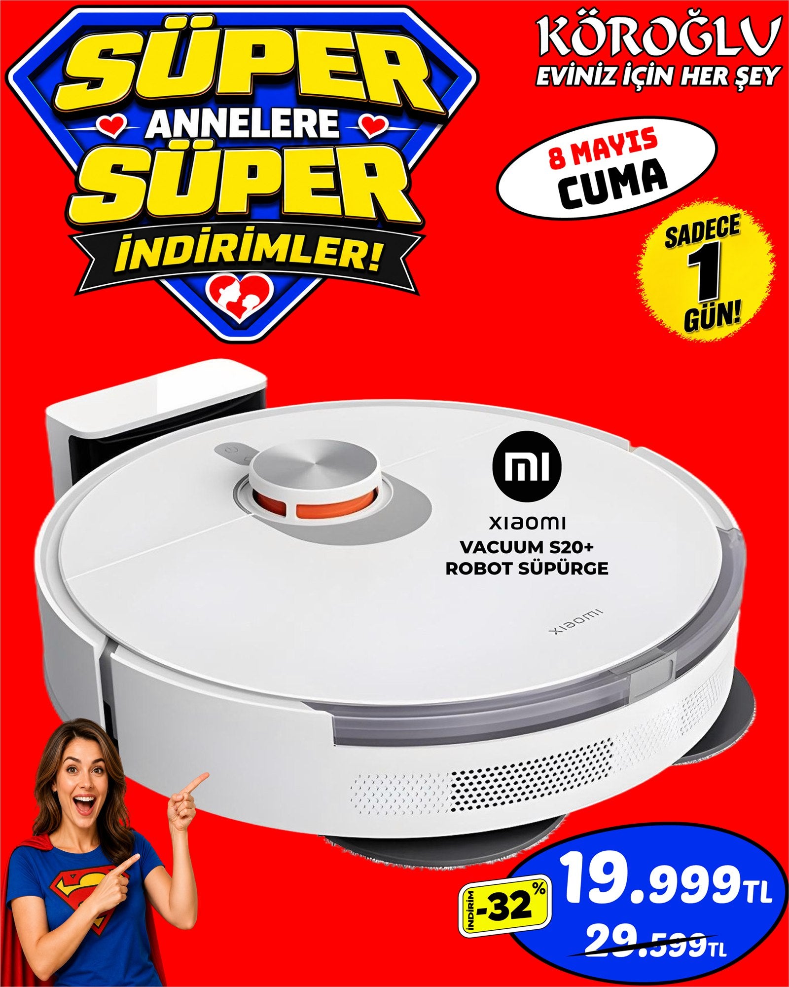 Xiaomi Vacuum S20 Plus Robot Süpürge Main image