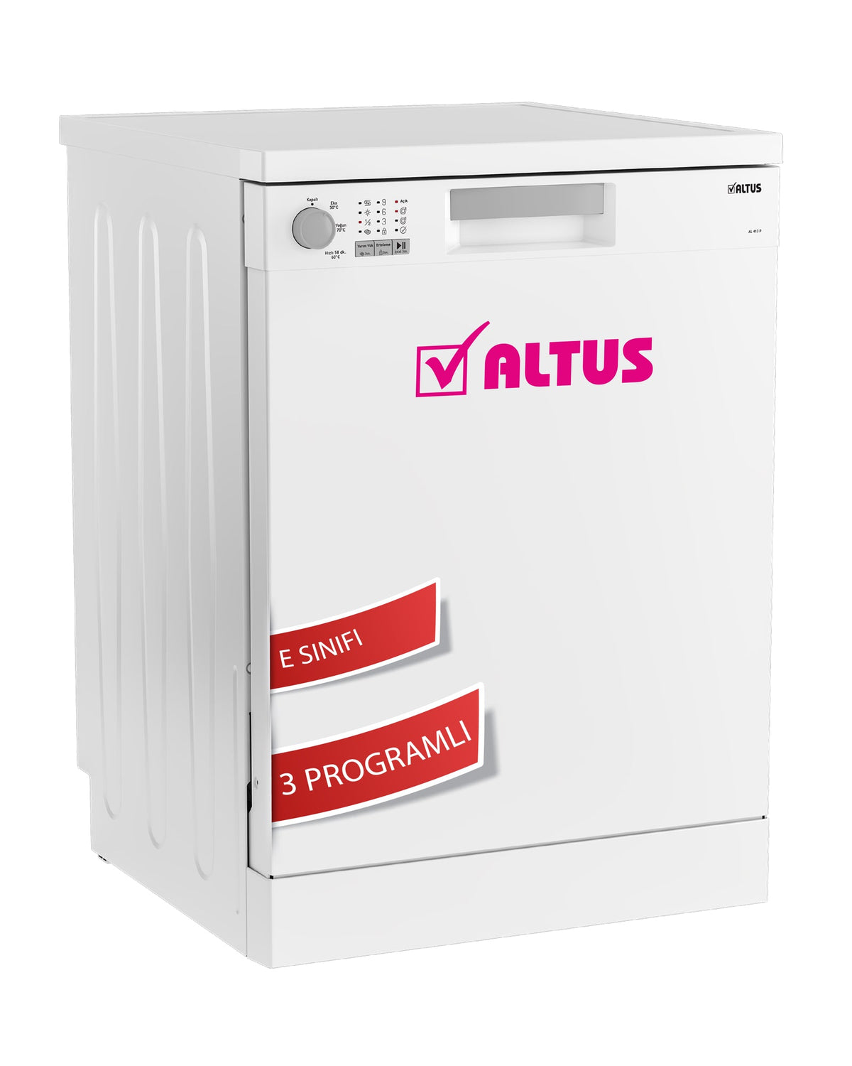 Altus AL 413 P Bulaşık Makinesi Beyaz Ürün ana görseli