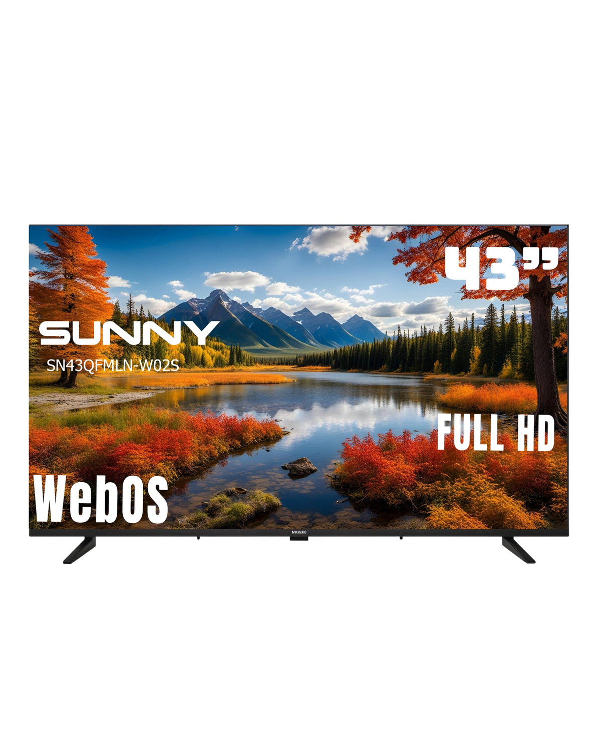 Sunny 43" SN43QFMLN-W02S Full HD 109 Ekran Uydu Alıcılı webOS Smart QLED TV Ürün ana görseli