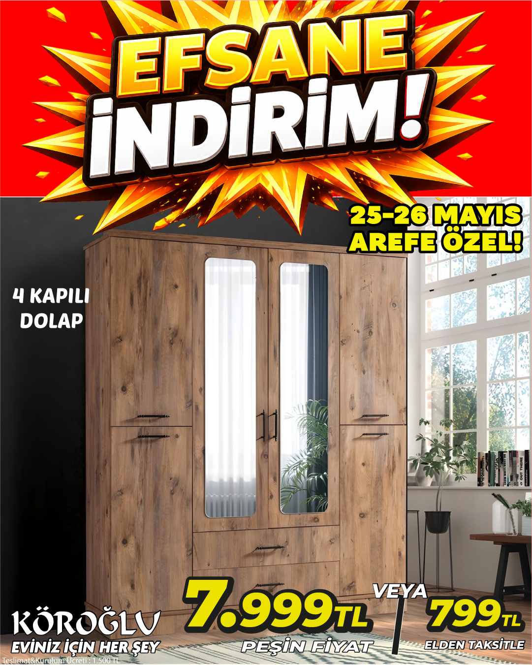 4 Kapılı Dolap Main image