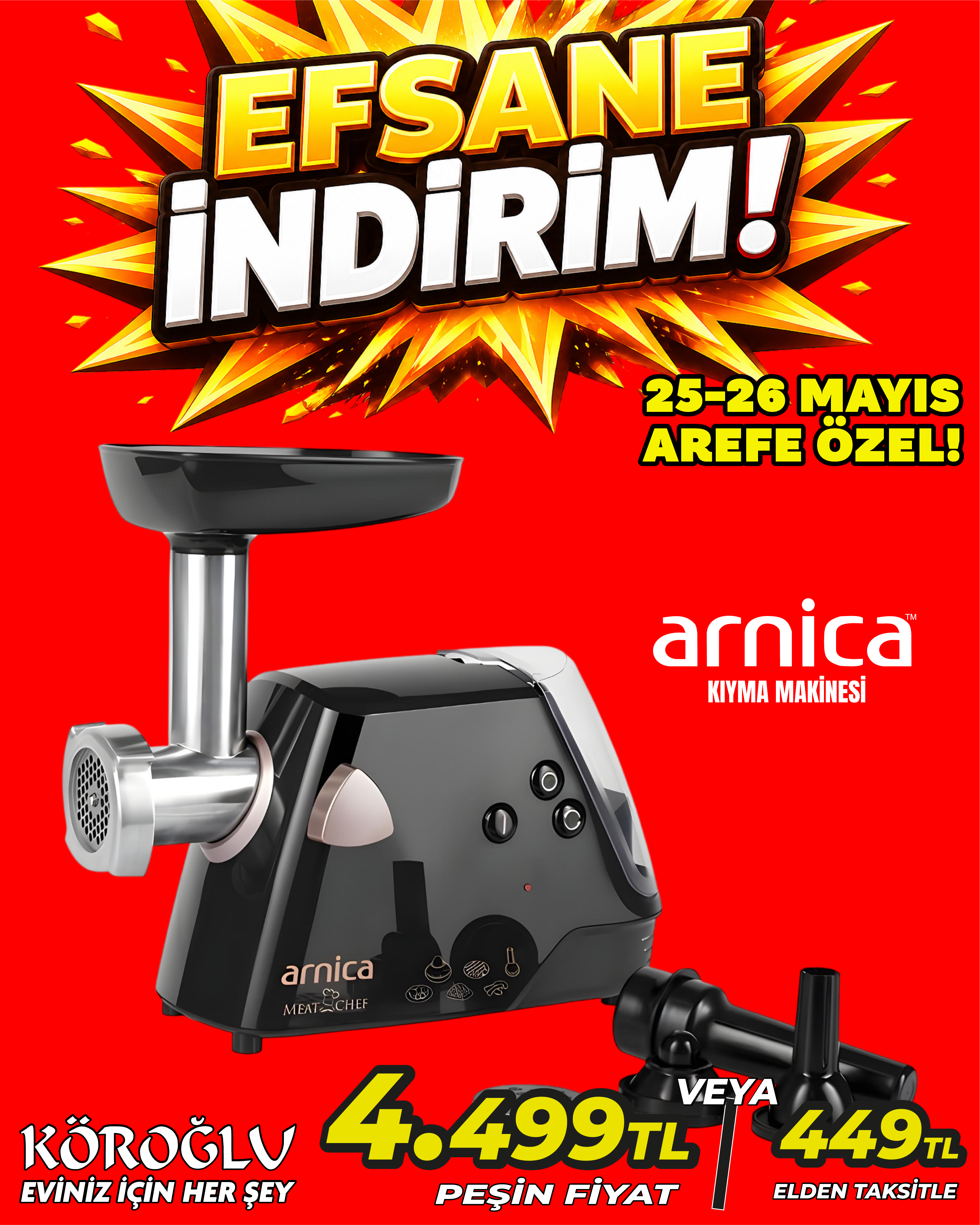 Arnica Kıyma Makinesi Main image