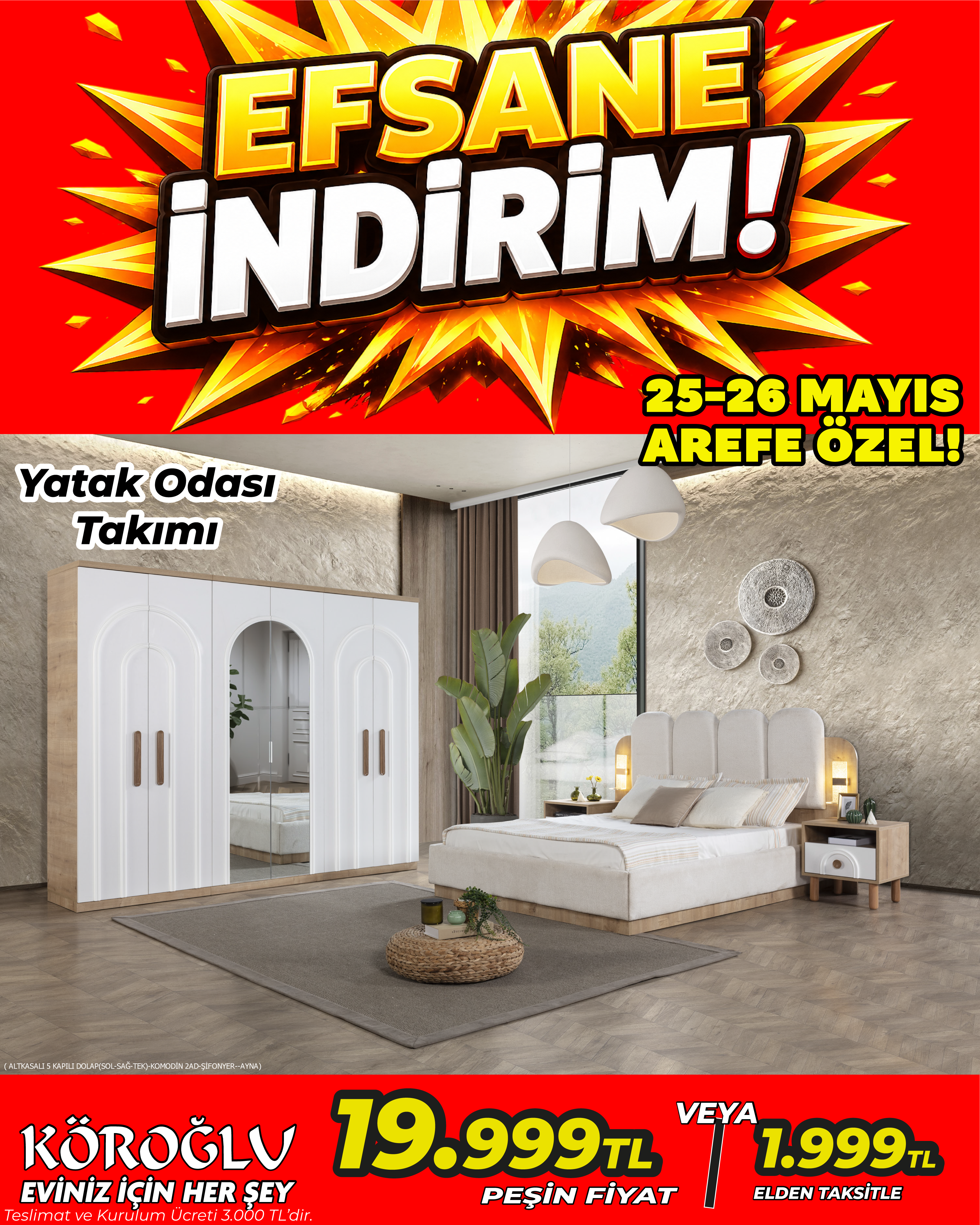 Beyaz Yatak Odası Takımı Main image