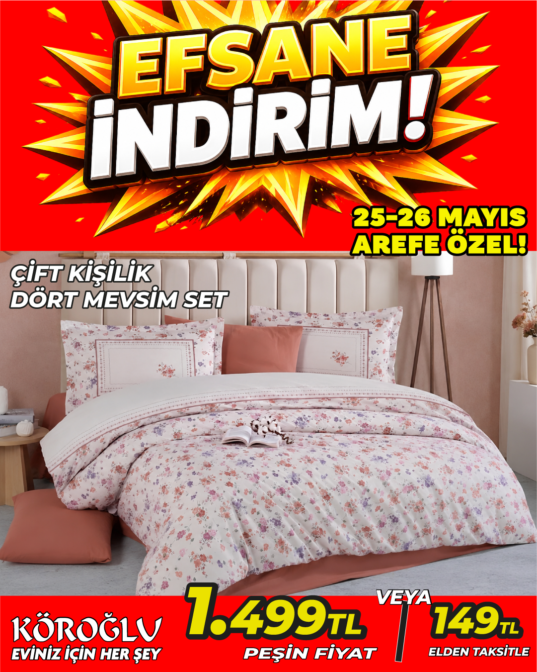 Çift Kişilik Dört Mevsim Set