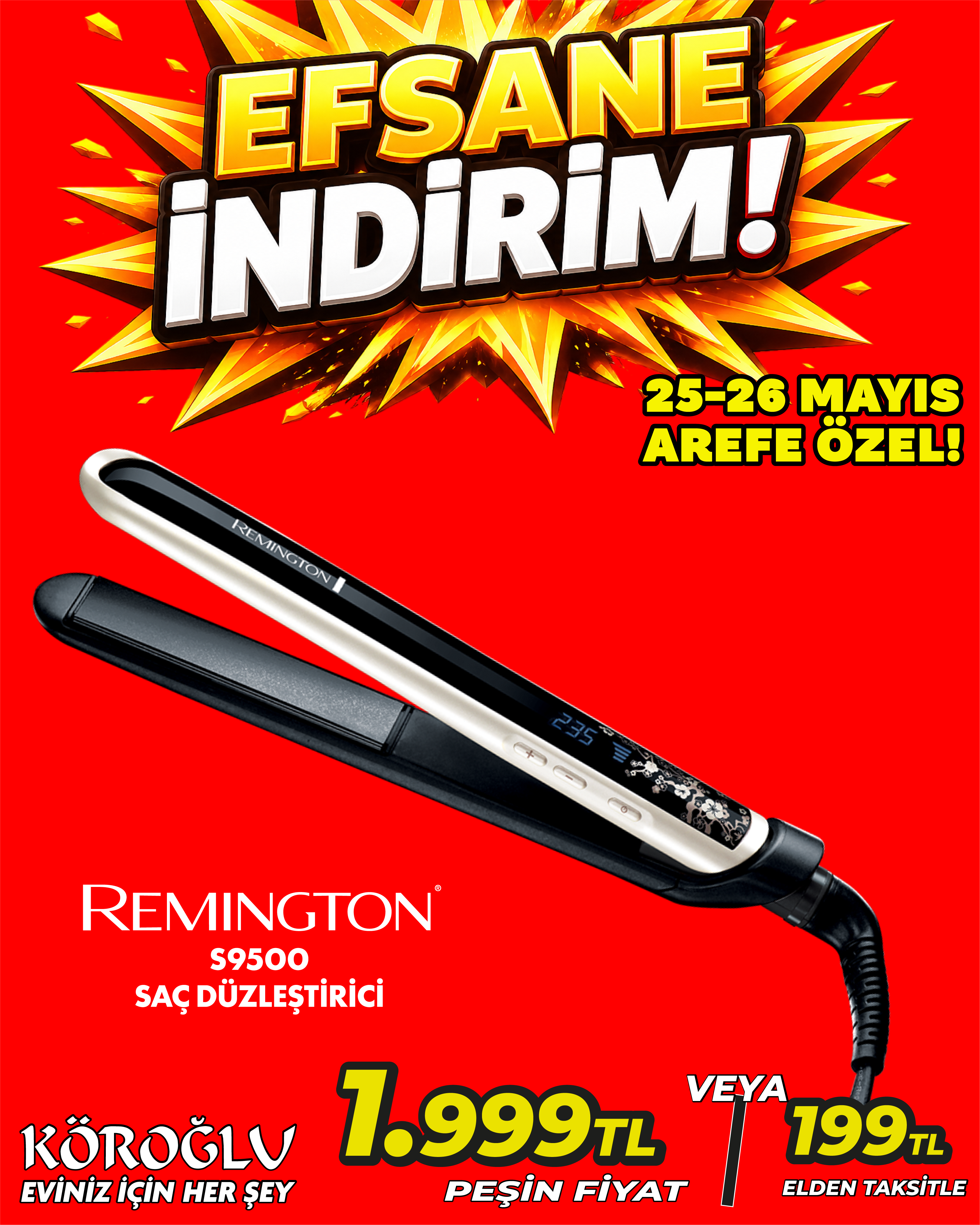Remington S9500 Saç Düzleştirici Main image