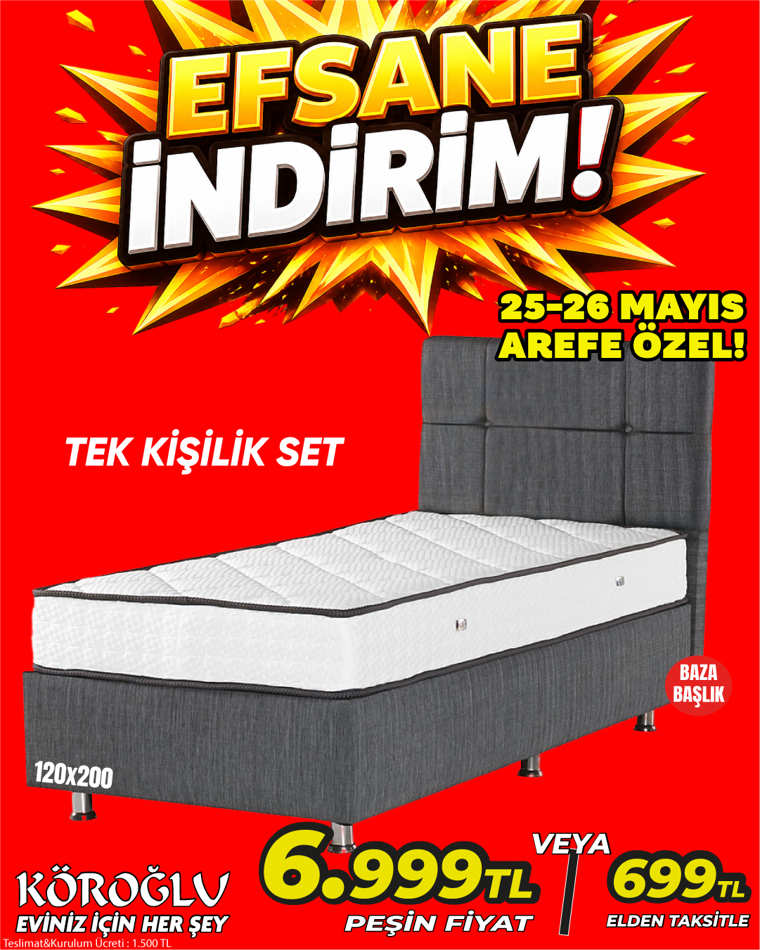Tek Kişilik Set