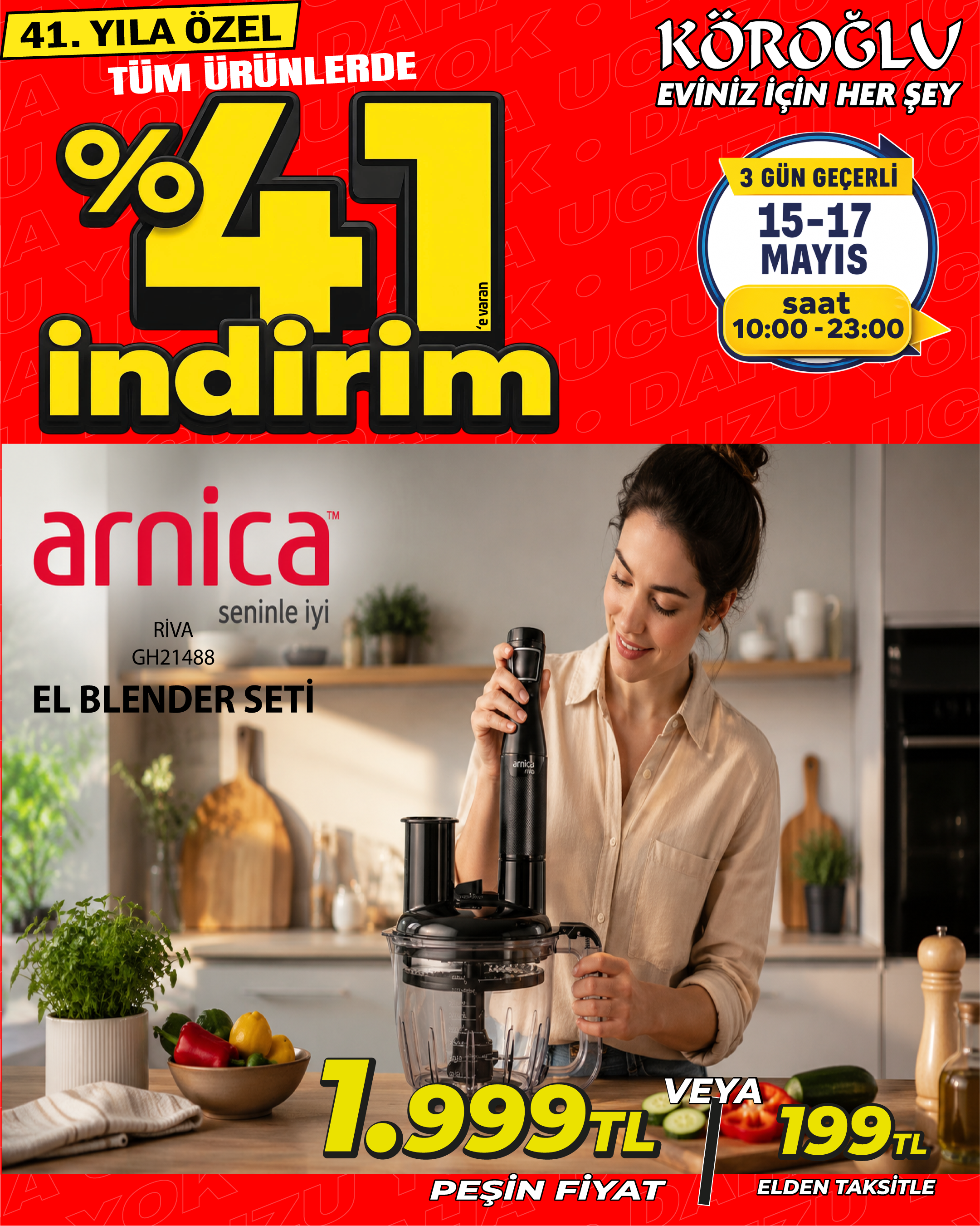 Arnica Riva GH21488 El Blender Seti Main image