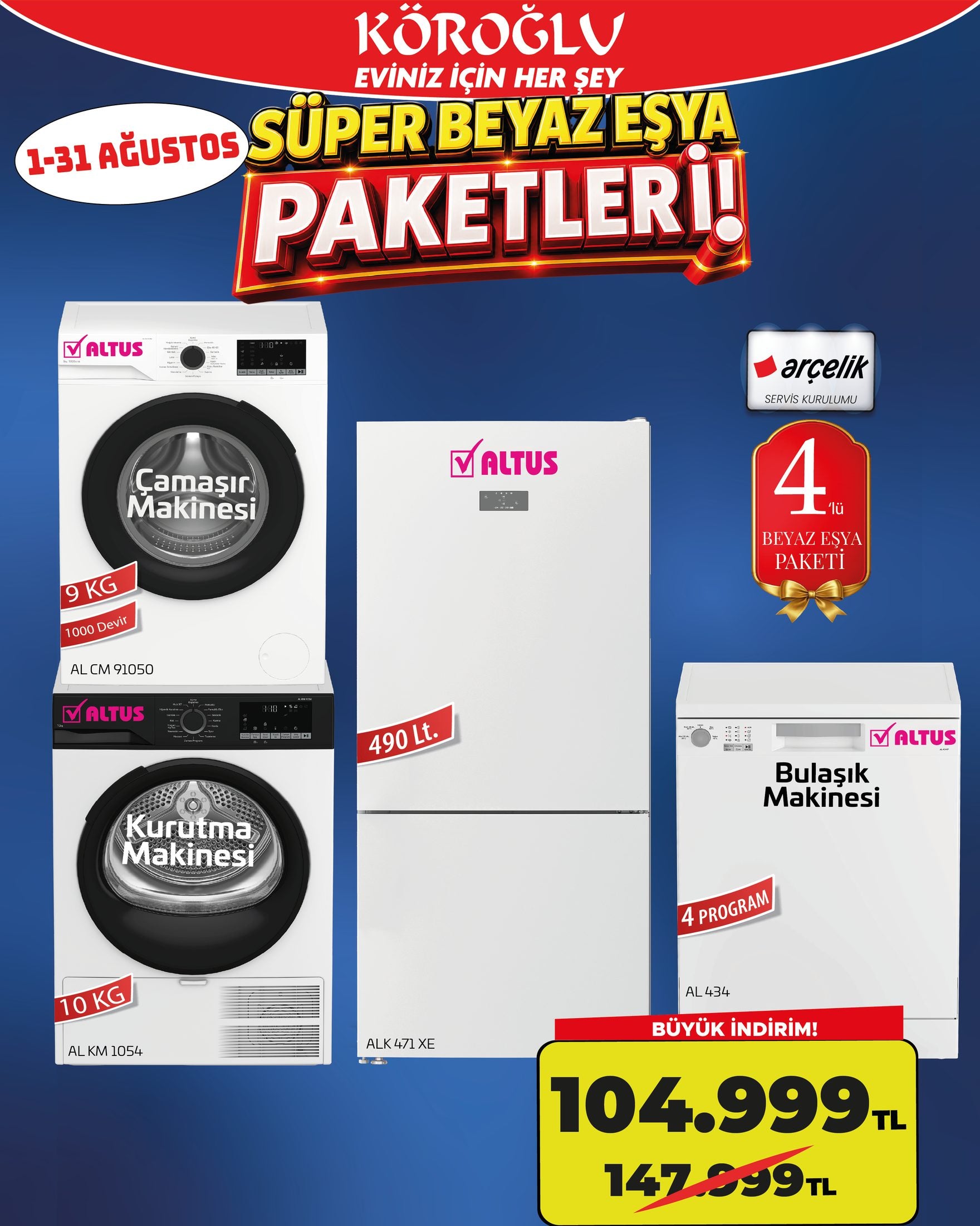 Altus Beyaz Eşya Paketi Main image