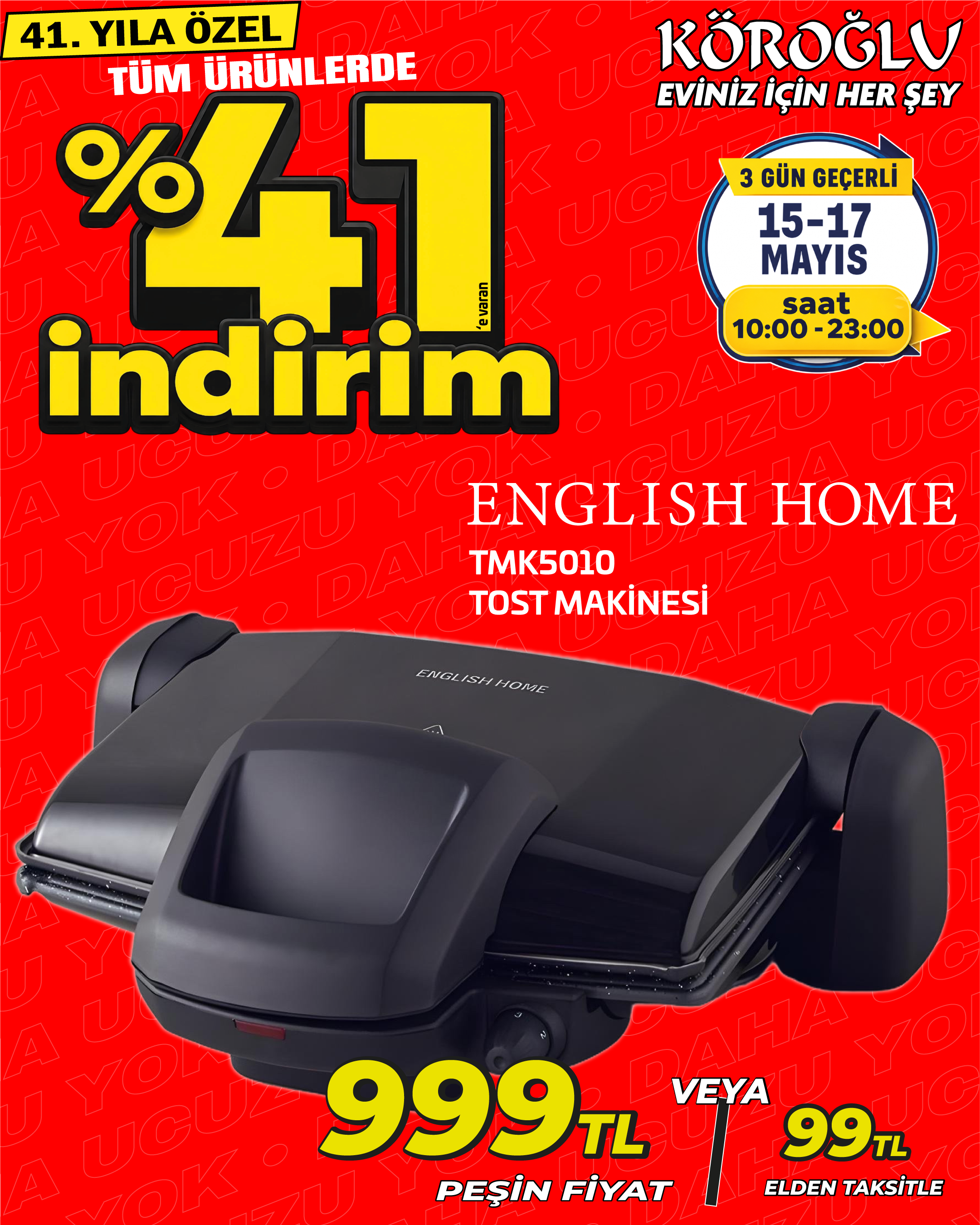 English Home TMK5010 Tost Makinesi Main image