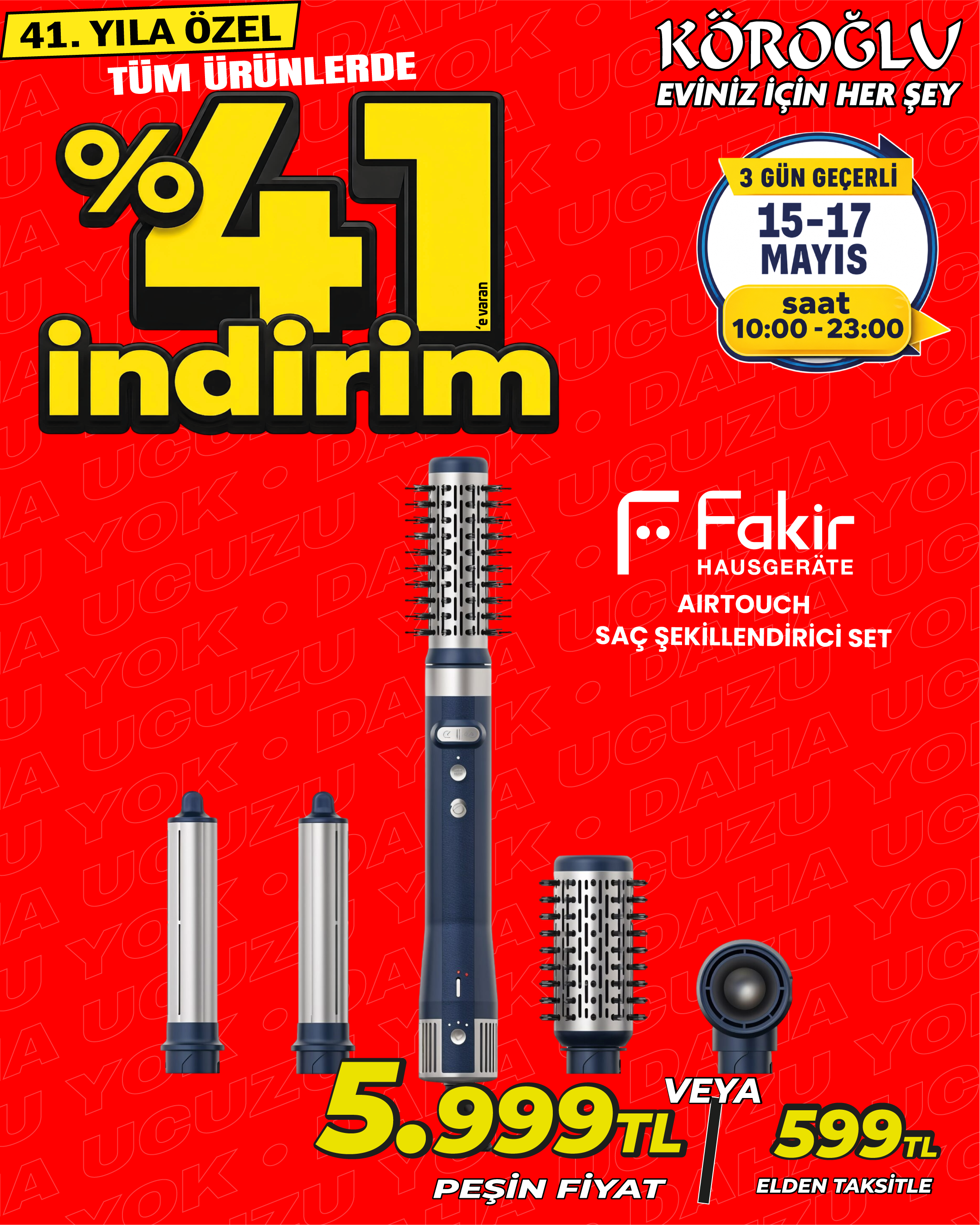 Fakir Airtouch Saç Åekillendirici Set Main image