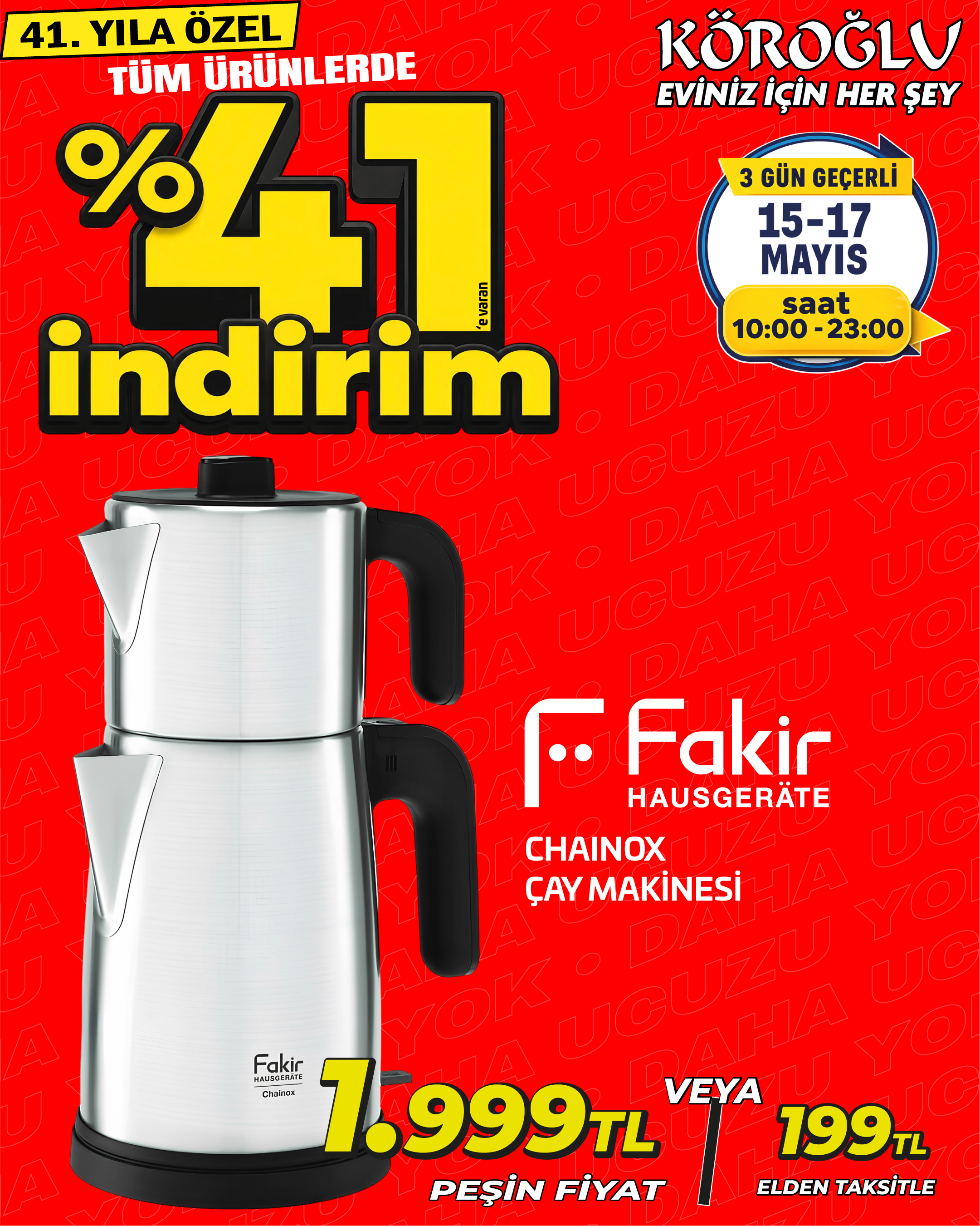 Fakir Chainox Çay Makinesi Main image