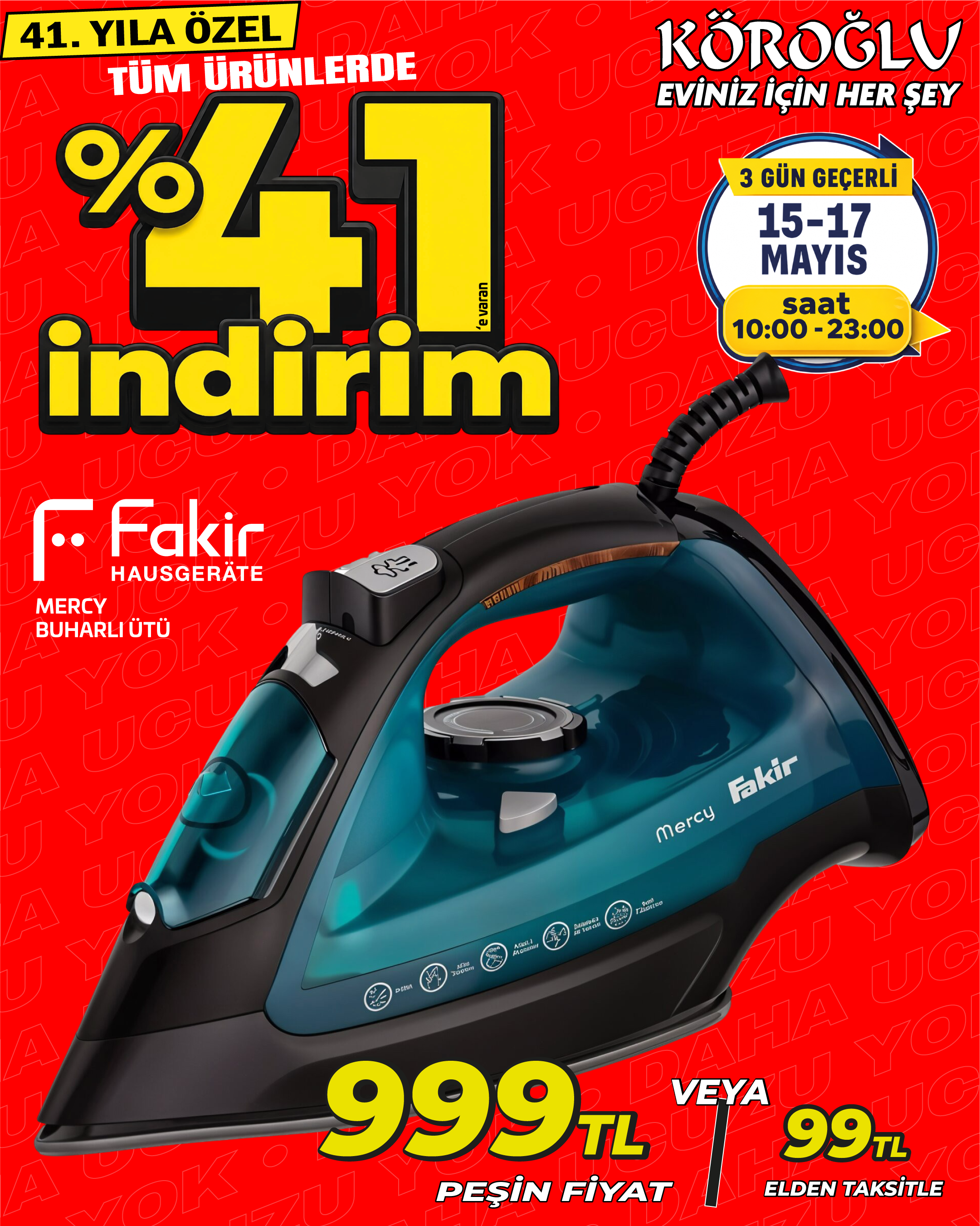 Fakir Mercy Buharlı Ütü Main image