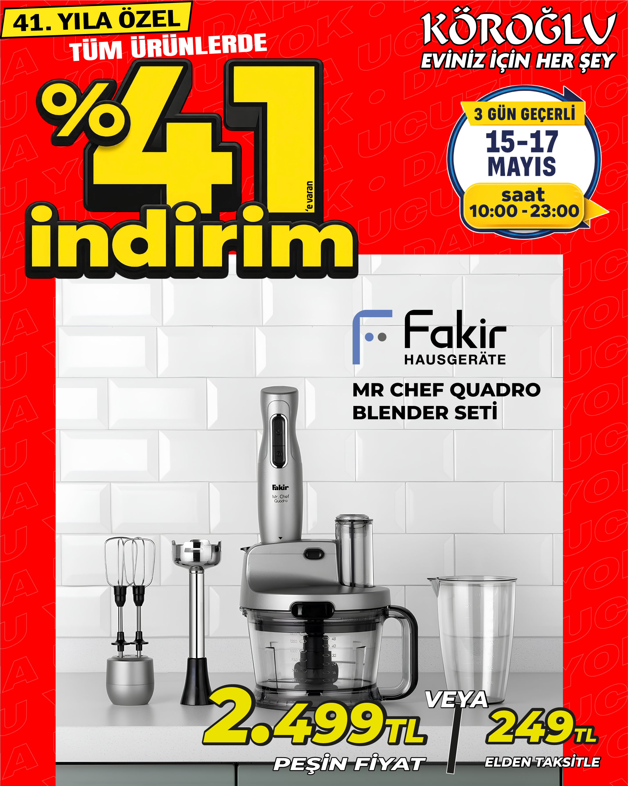 Fakir Mr. Chef Quadro Blender Seti Main image