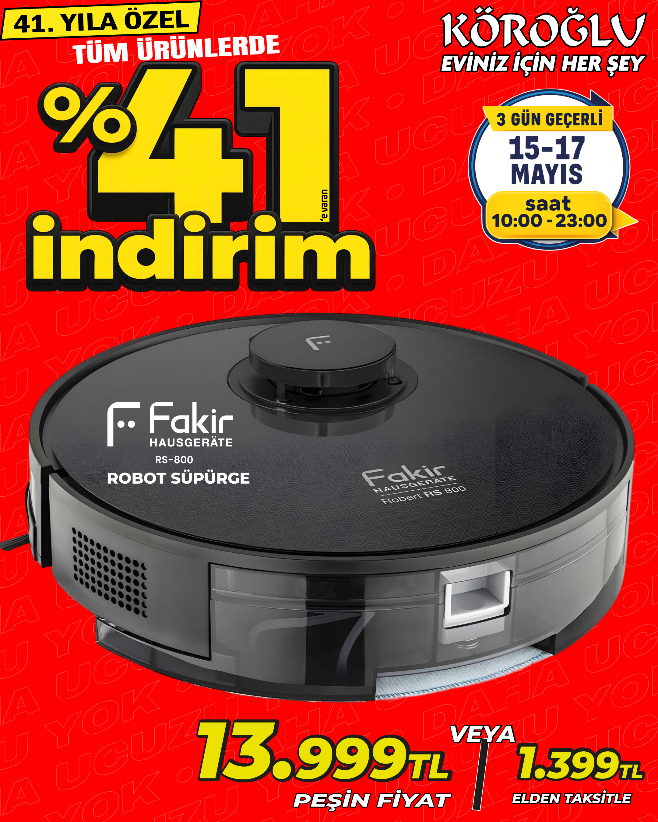 Fakir Robot Süpürge Main image