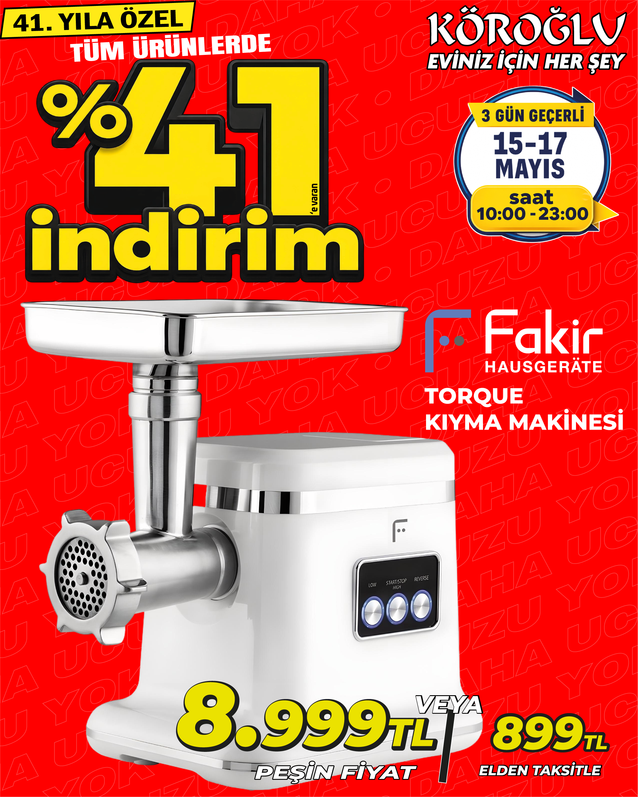 Fakir Torque Kıyma Makinesi Main image