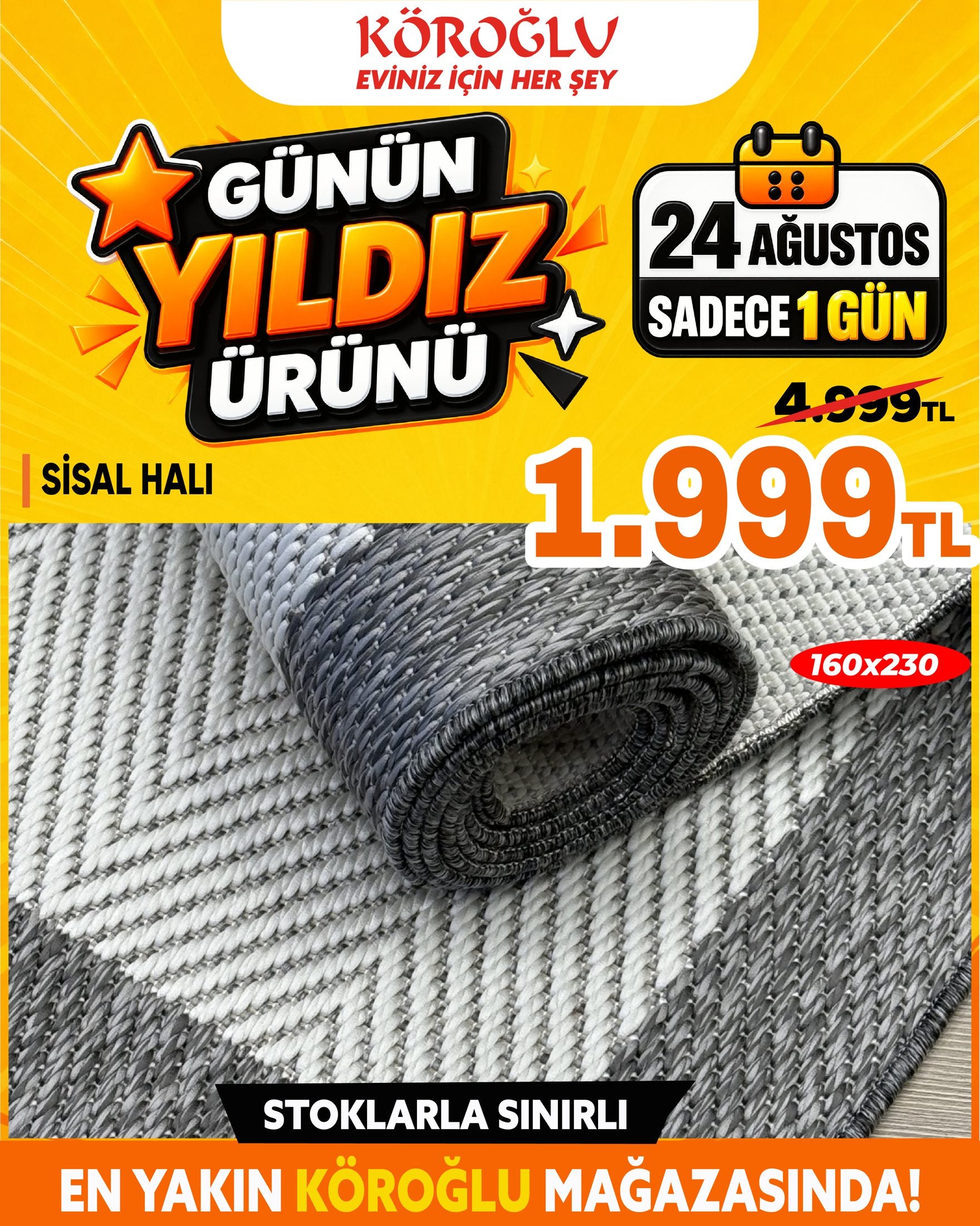 Sisal Halı 160x230 Main image