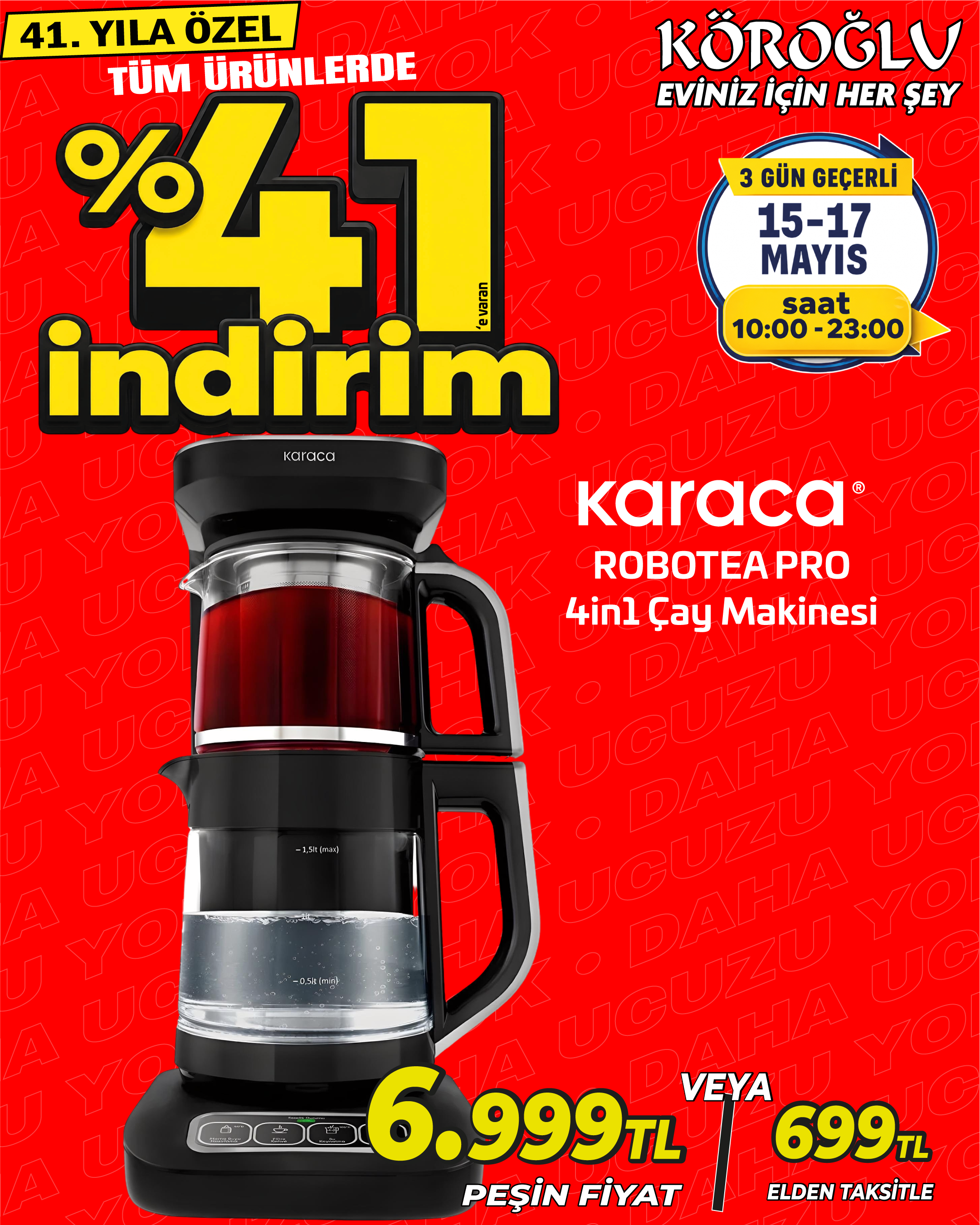 Karaca Robotea Pro 4'ü 1 Arada Çay Makinesi Main image