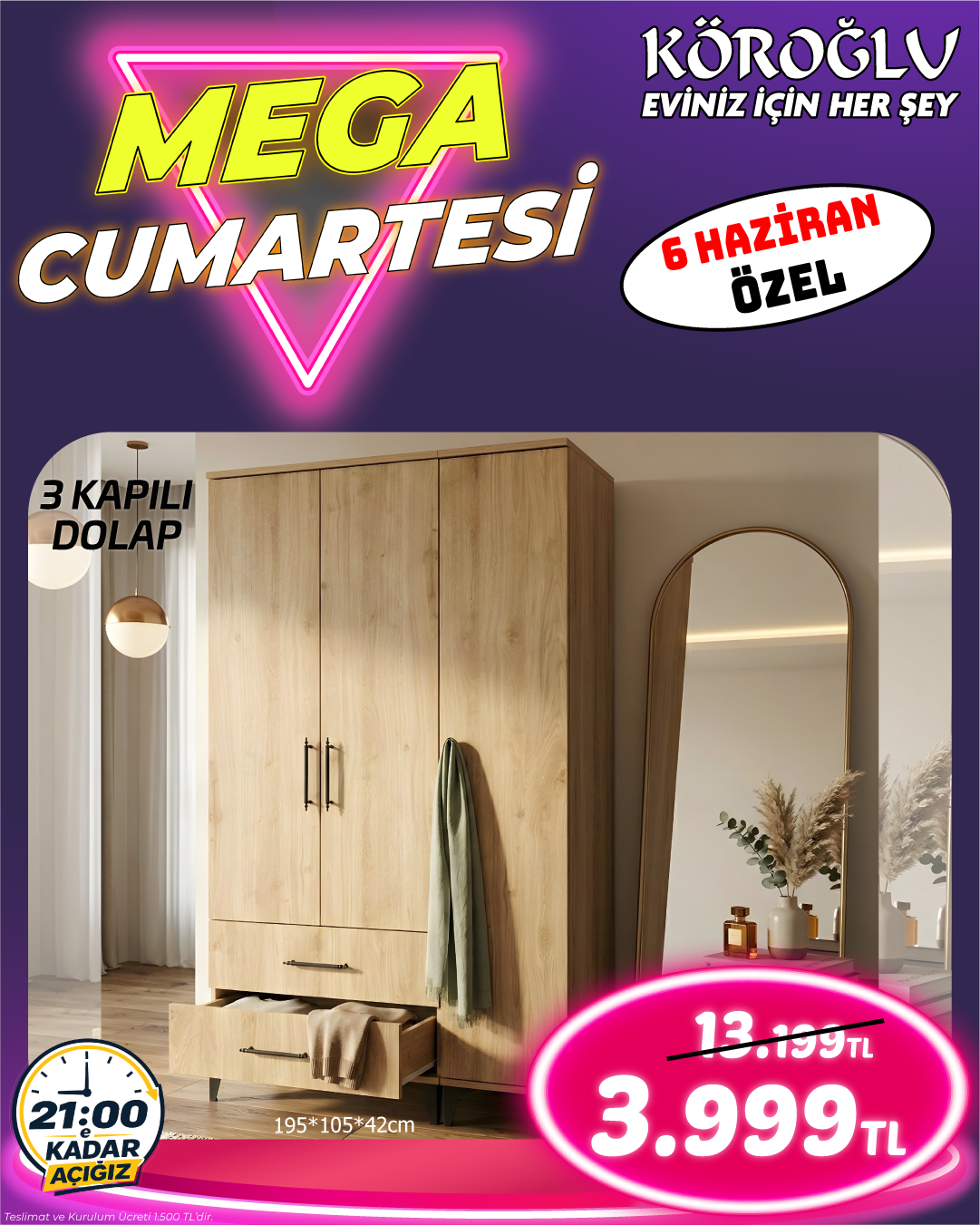 90x190 Yatak Baza Başlık Tam Set Main image