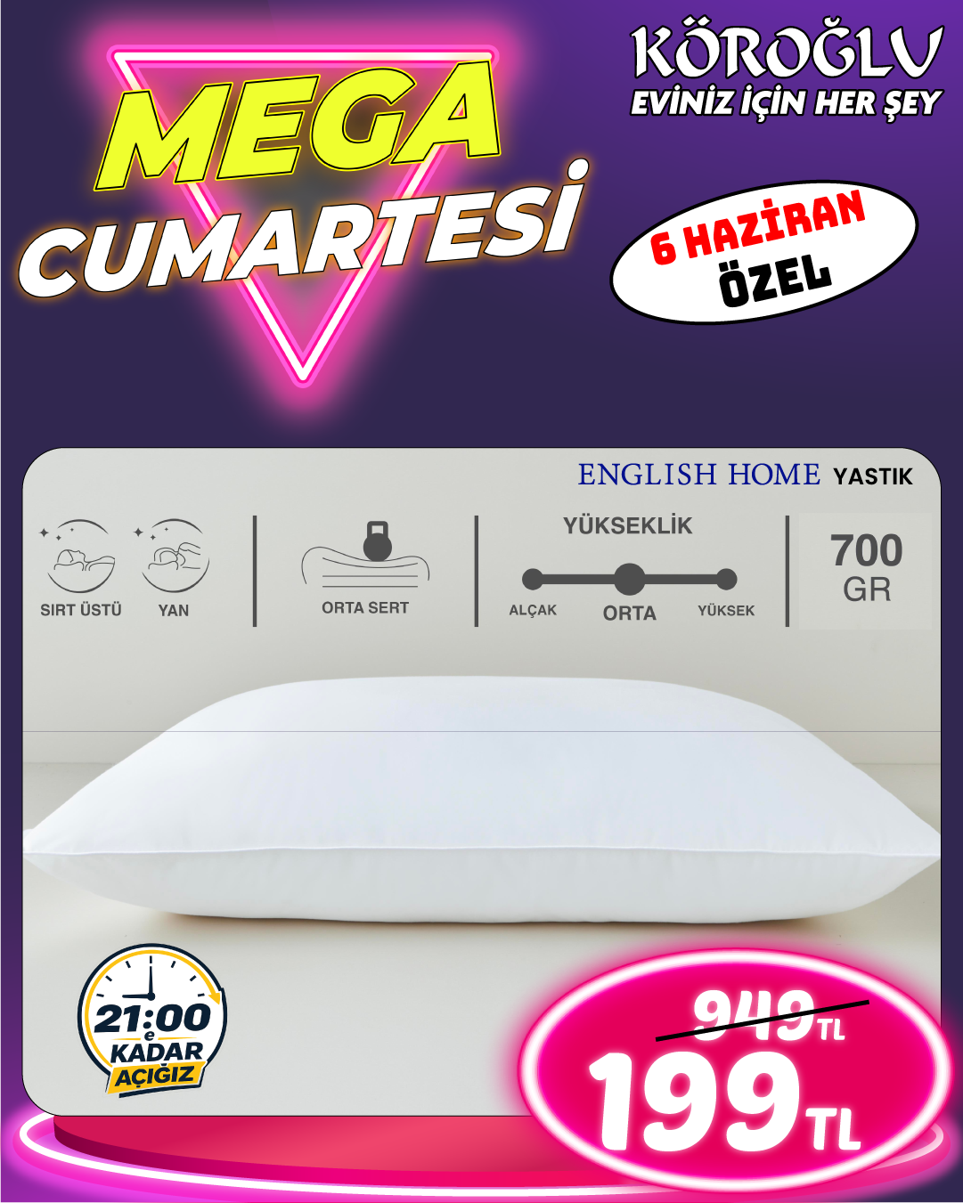 English Home Yastık 700 Gr Main image