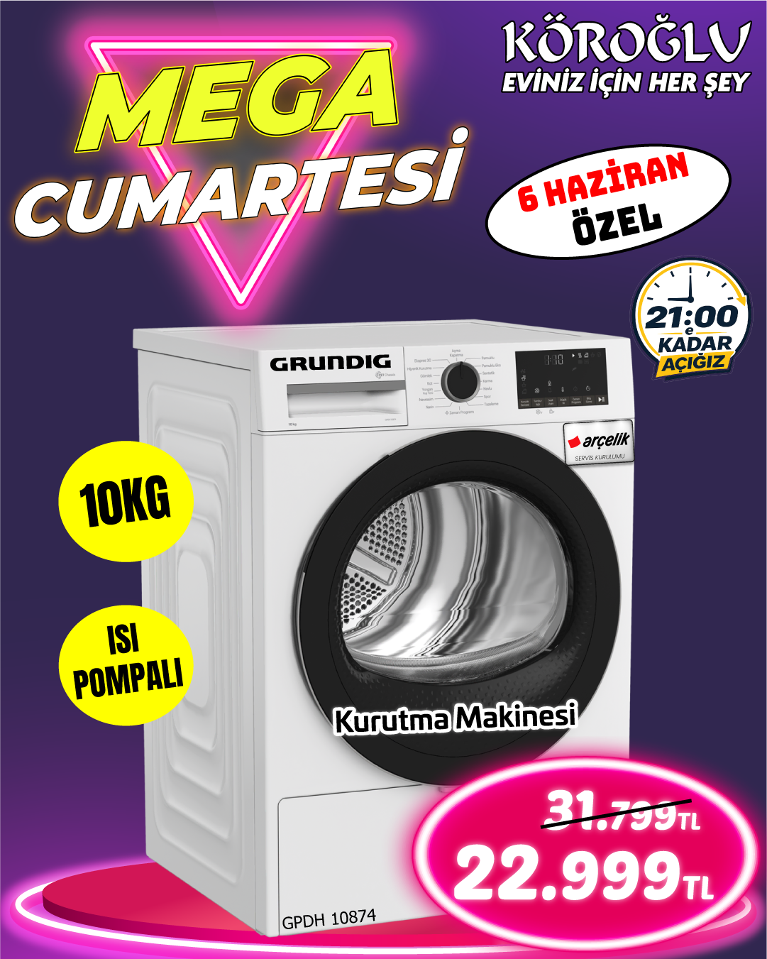 Grundig Kurutma Makinesi