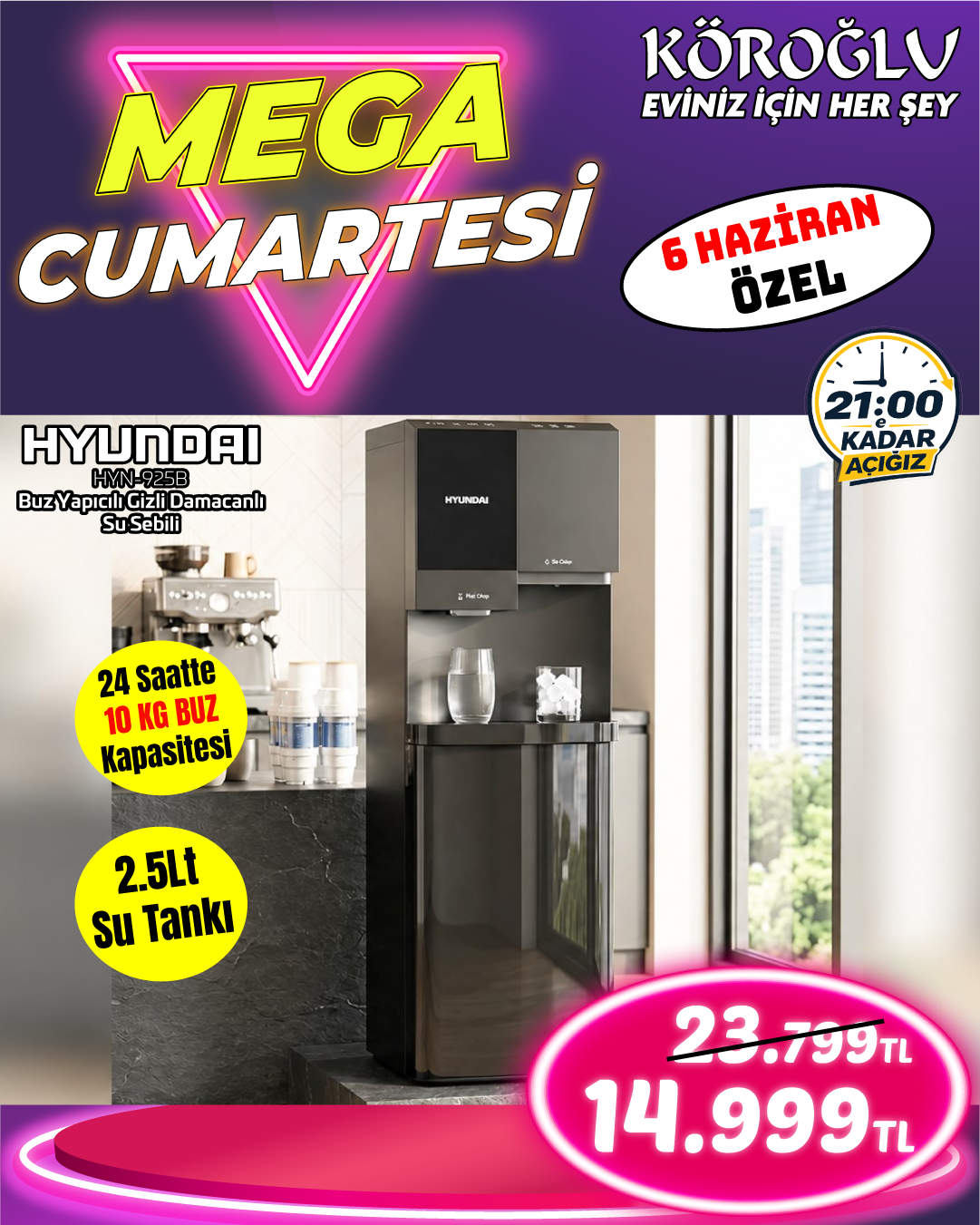 Hyundai HYN 925B Su Sebili