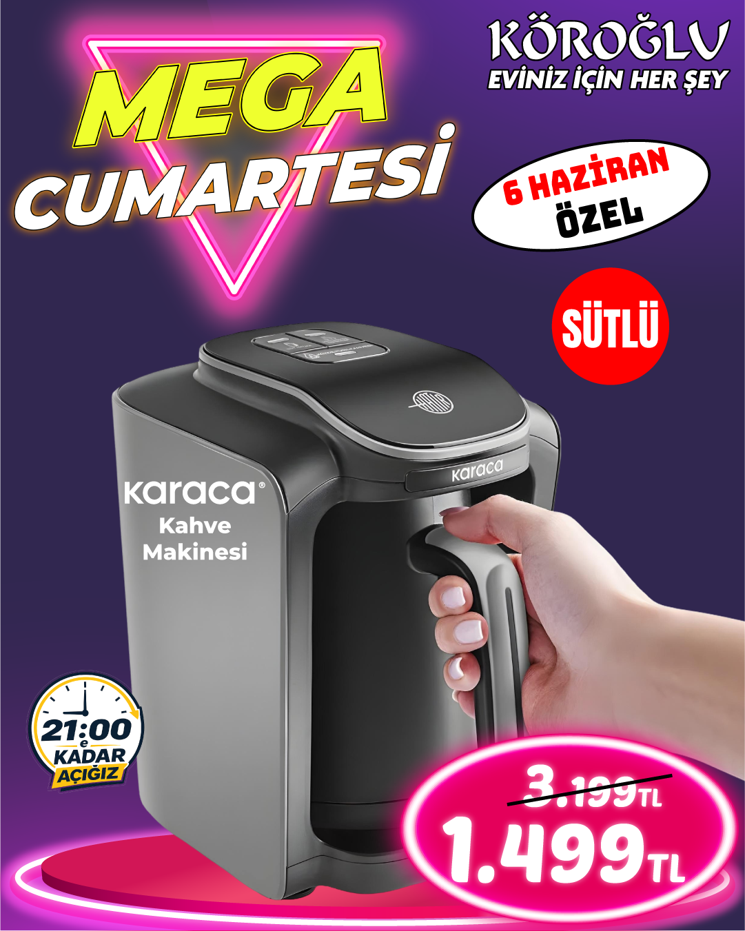 Karaca Sütlü Kahve Makinesi Main image