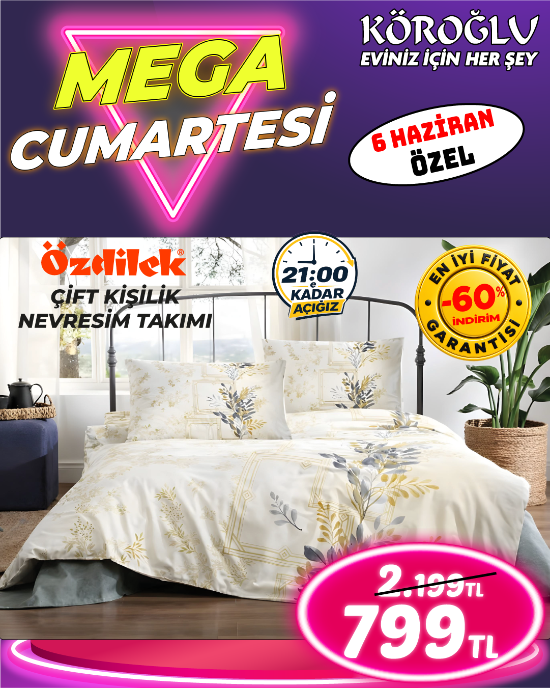 Ozdilek Çift Kişilik Nevresim Takımı Main image