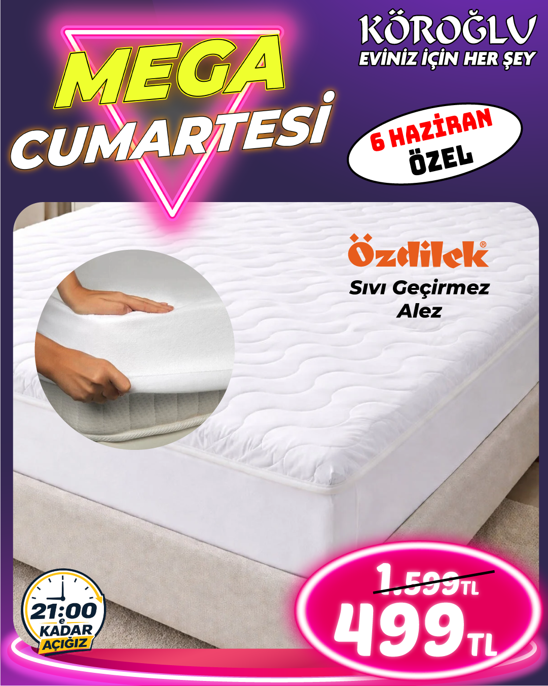 Ozdilek Sivi Geçirmez Alez
