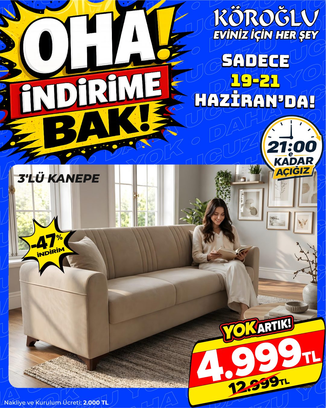 3'lü Kanepe