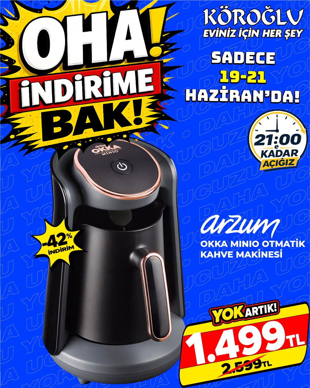 Arzum OKKA Minio Otomatik Kahve Makinesi Main image