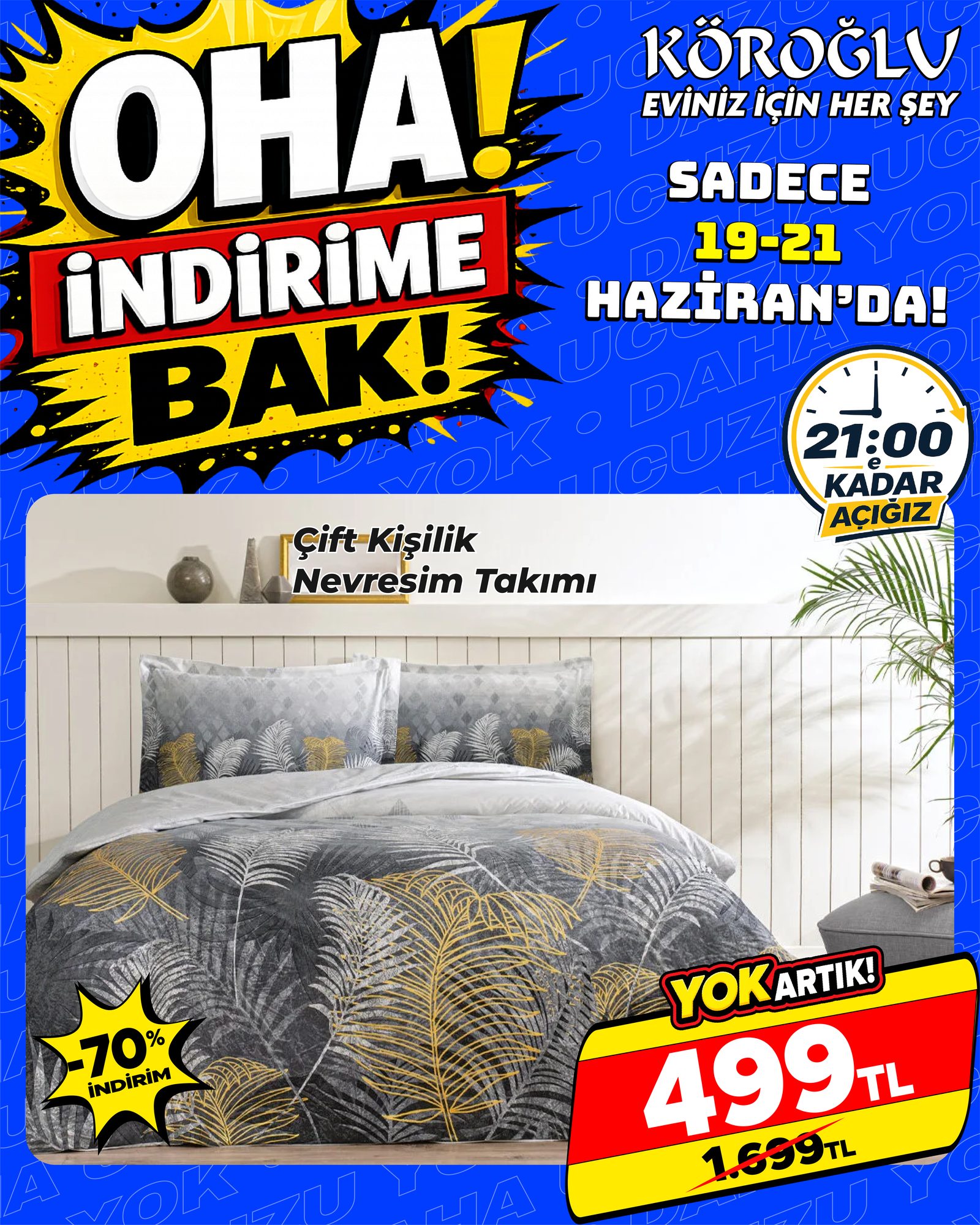 Çift Kişilik Nevresim Takımı