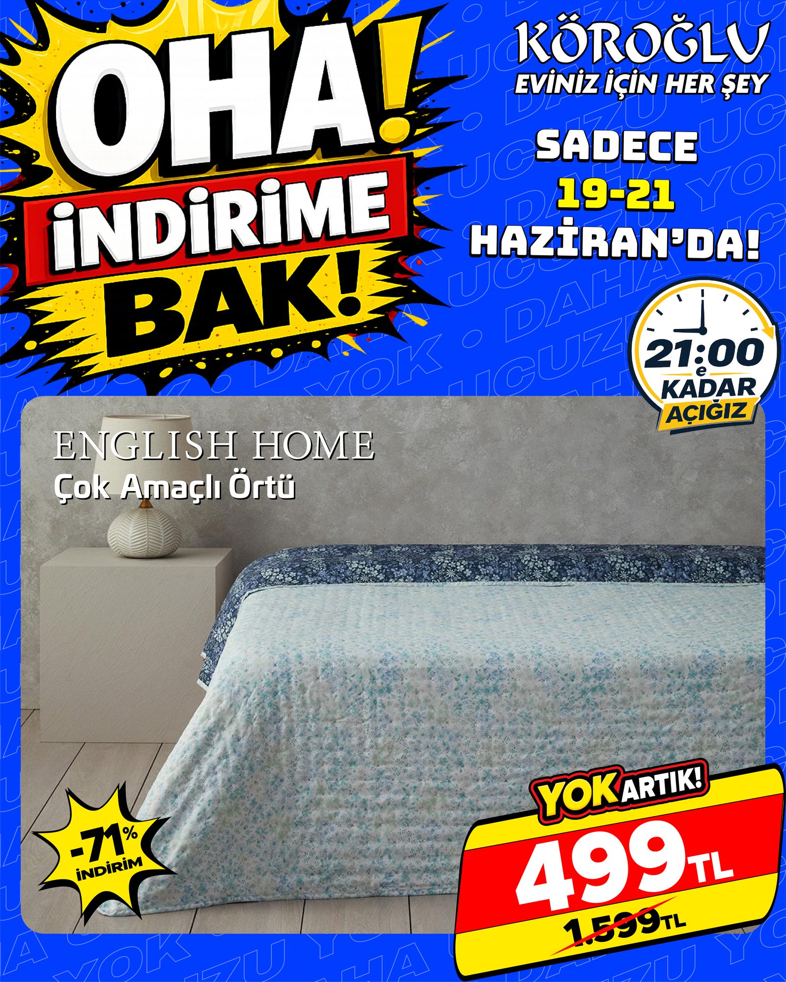 English Home Çok Amaçlı Örtü Main image