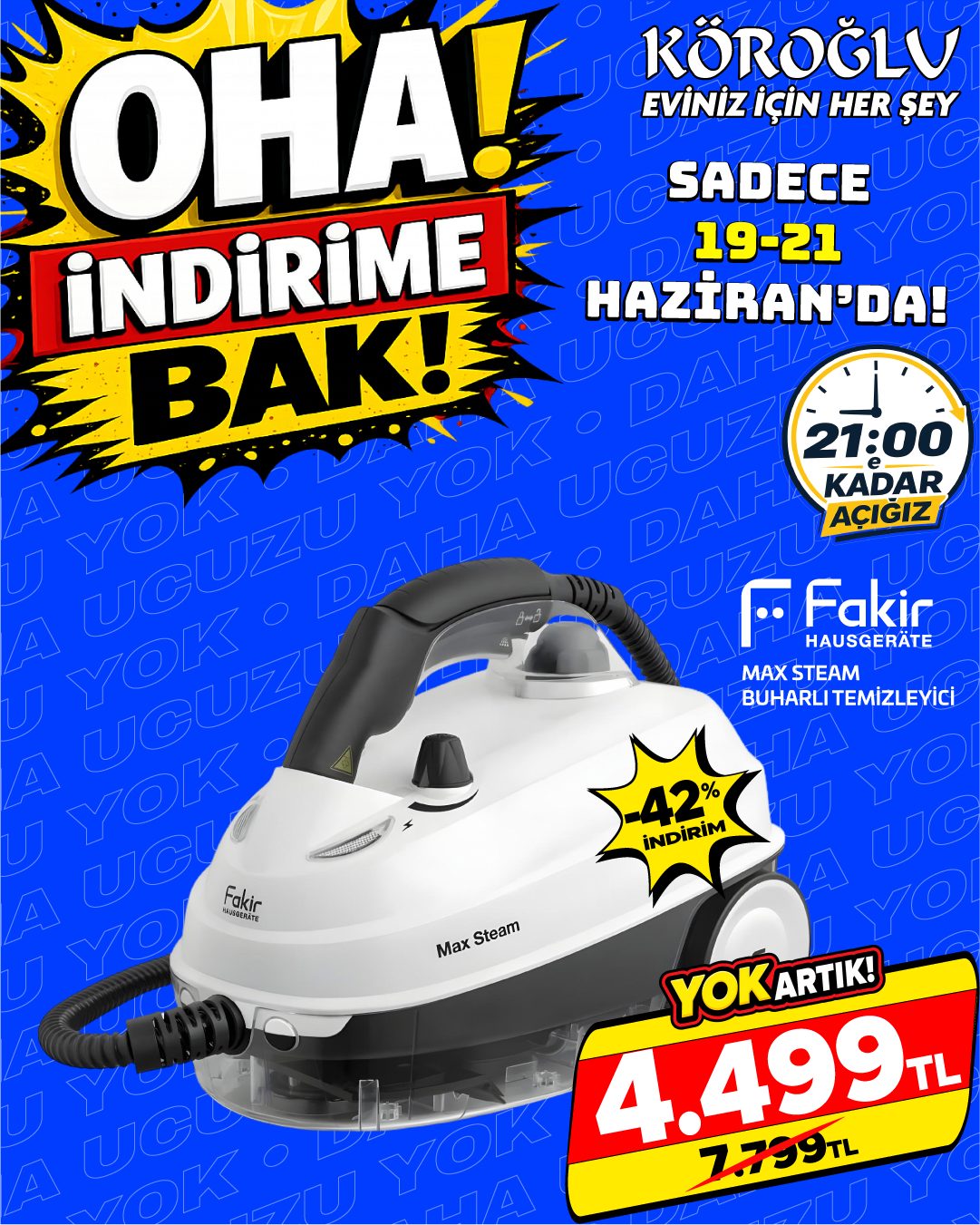 Fakir Max Steam Buharlı Temizleyici Main image