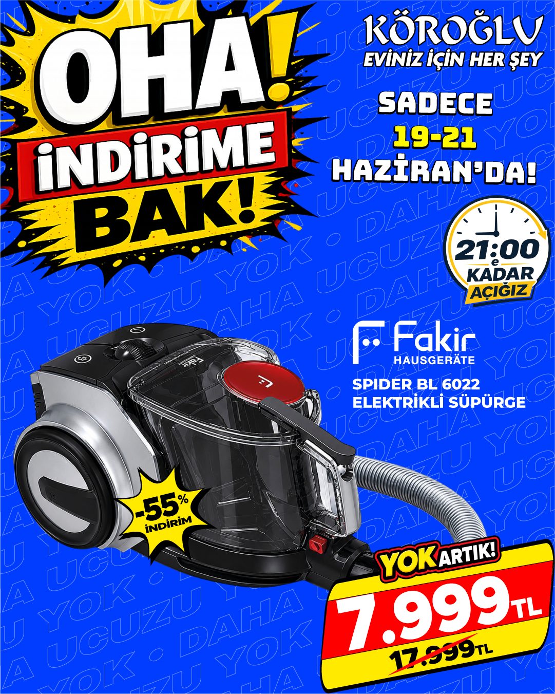 Fakir Spider BL 6022 Elektrikli Süpürge Main image