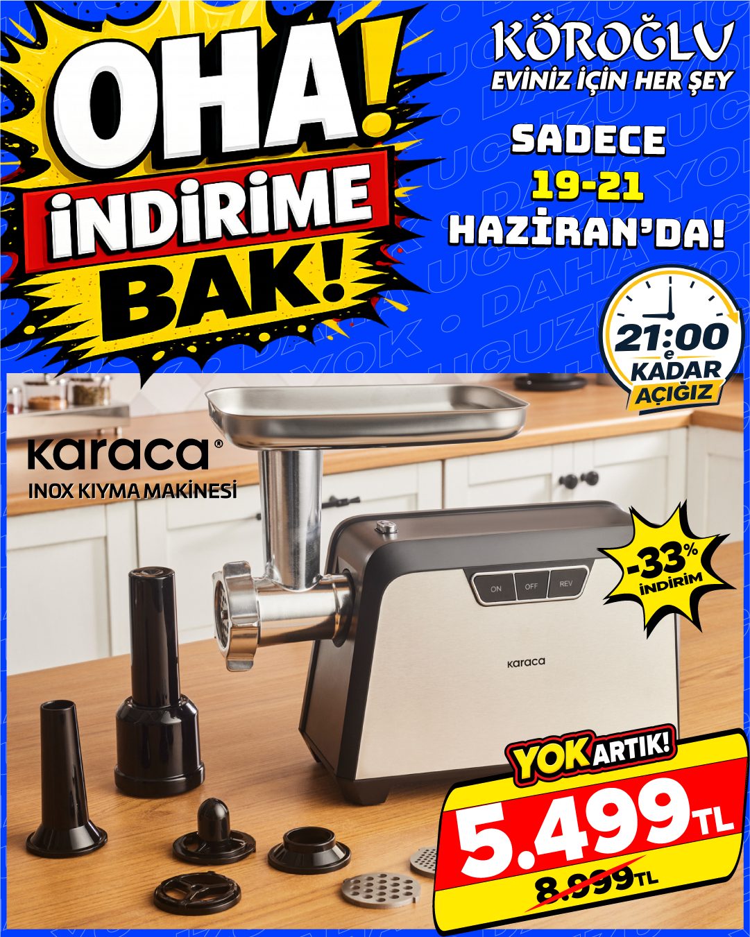 Karaca Inox Kıyma Makinesi