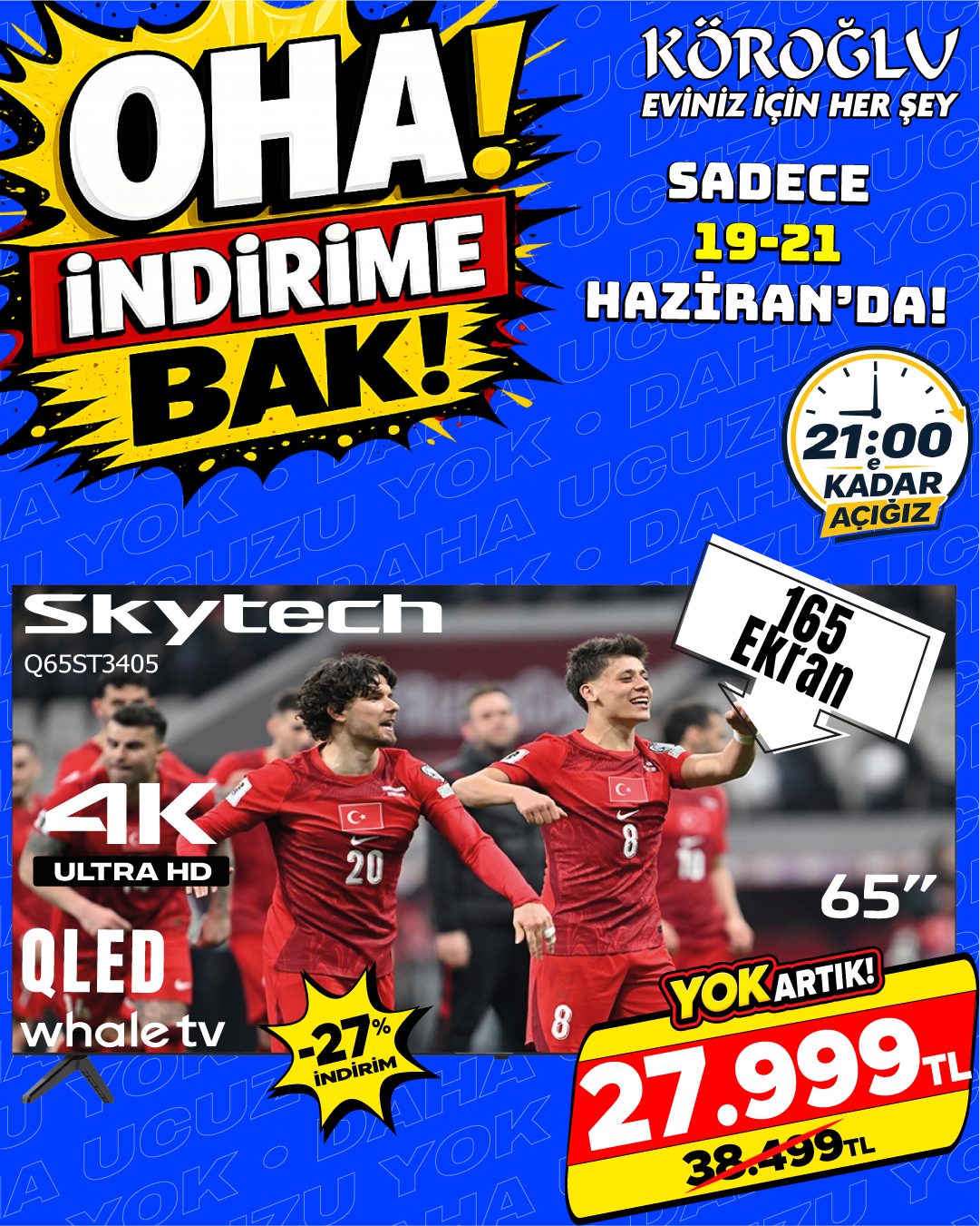 Skytech Q65ST3405 65 İnç 4K OLED TV