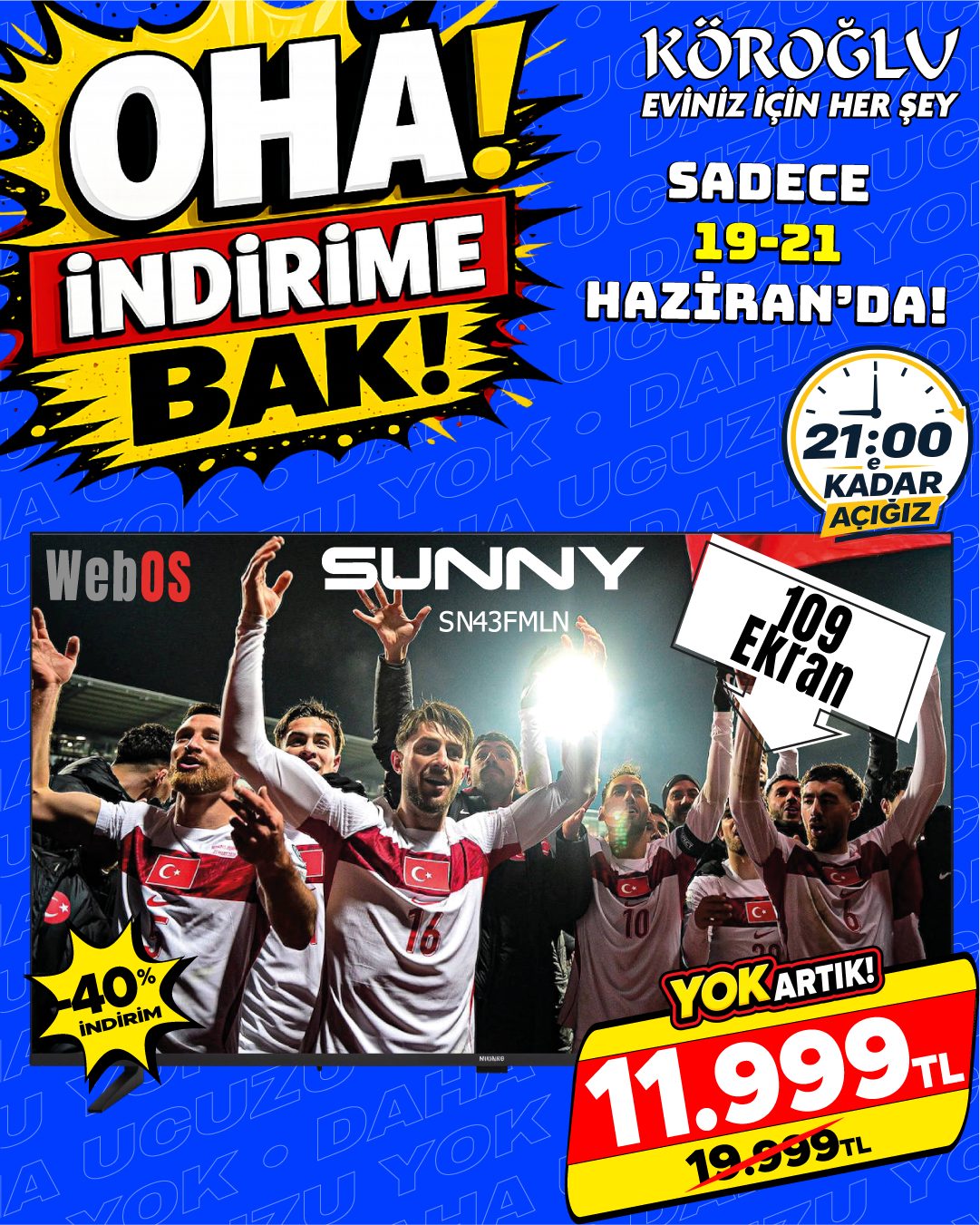 Sunny SN43FMLN 43 İnç WebOS TV Main image