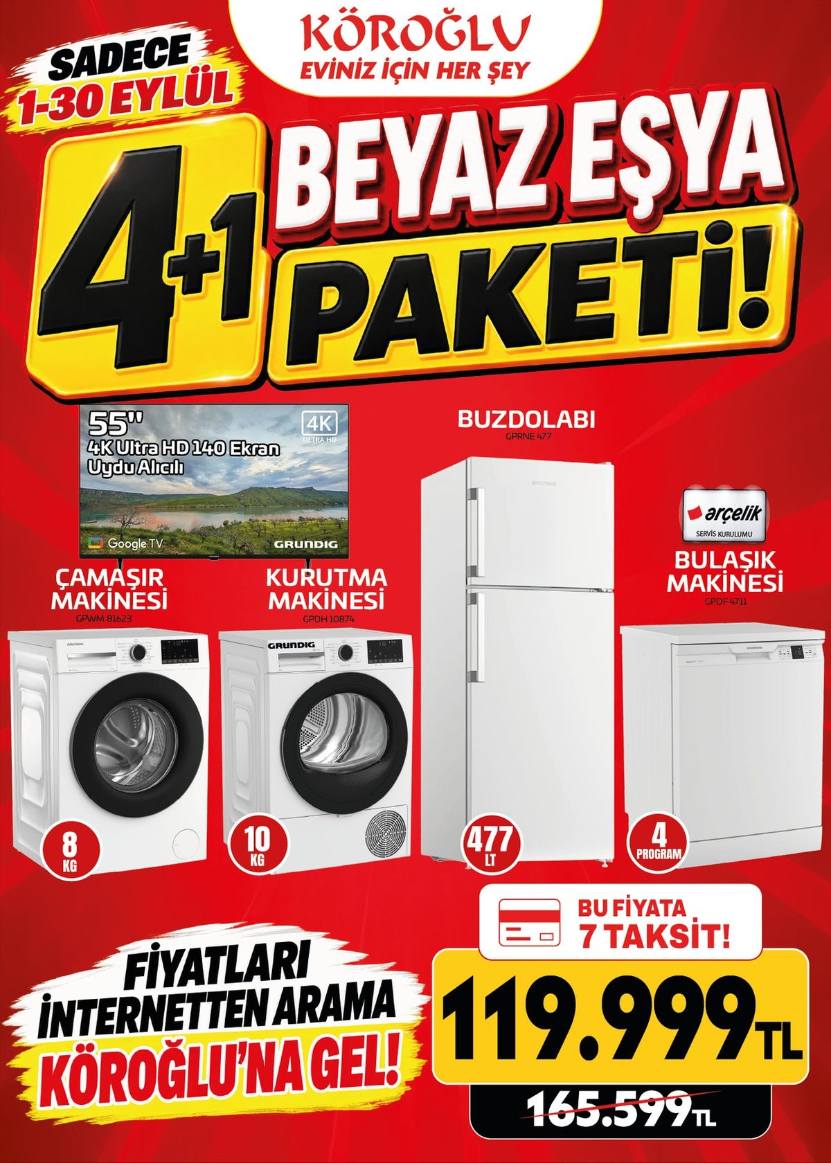 Beyaz Eşya Paketi 4'lü Model 4
