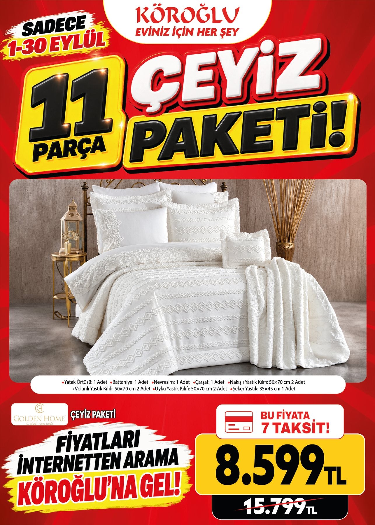 Çeyiz Paketi 11 Parça Main image