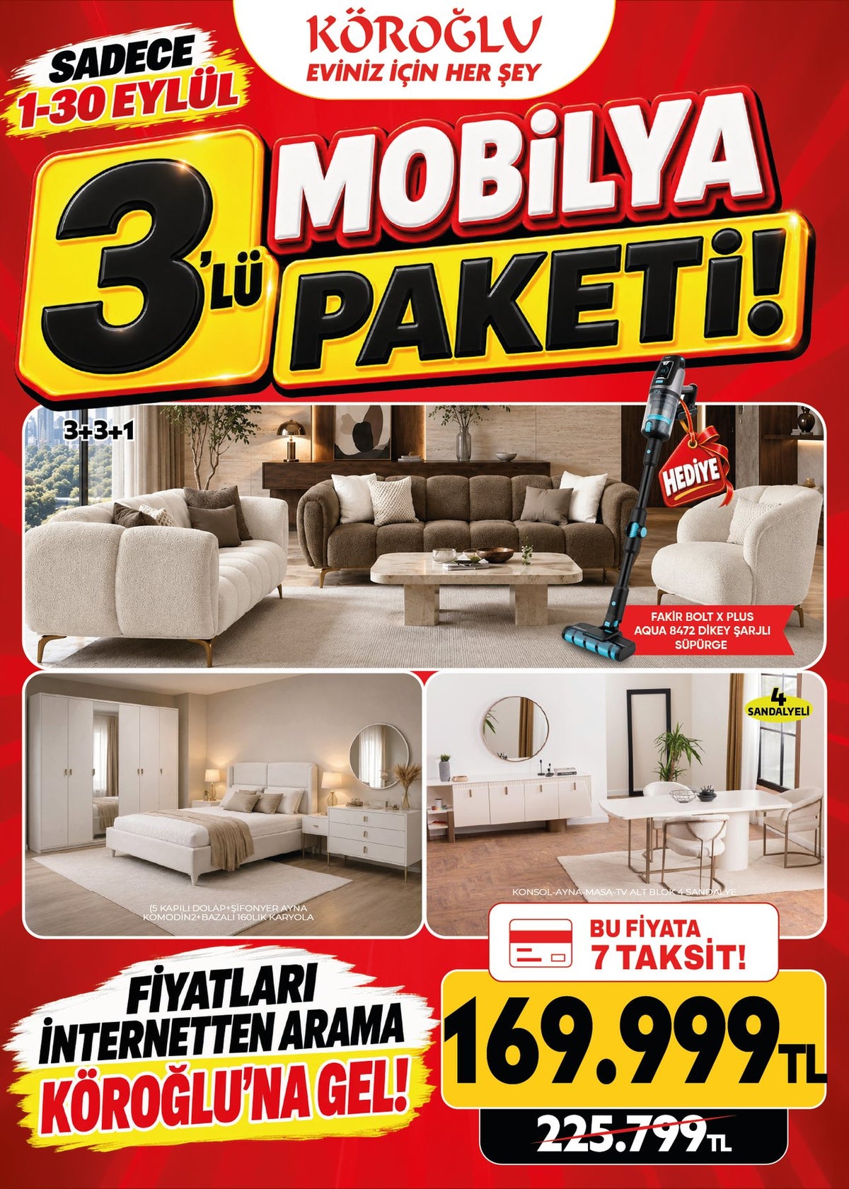 Mobilya Paketi 3'lü Model 5 Main image
