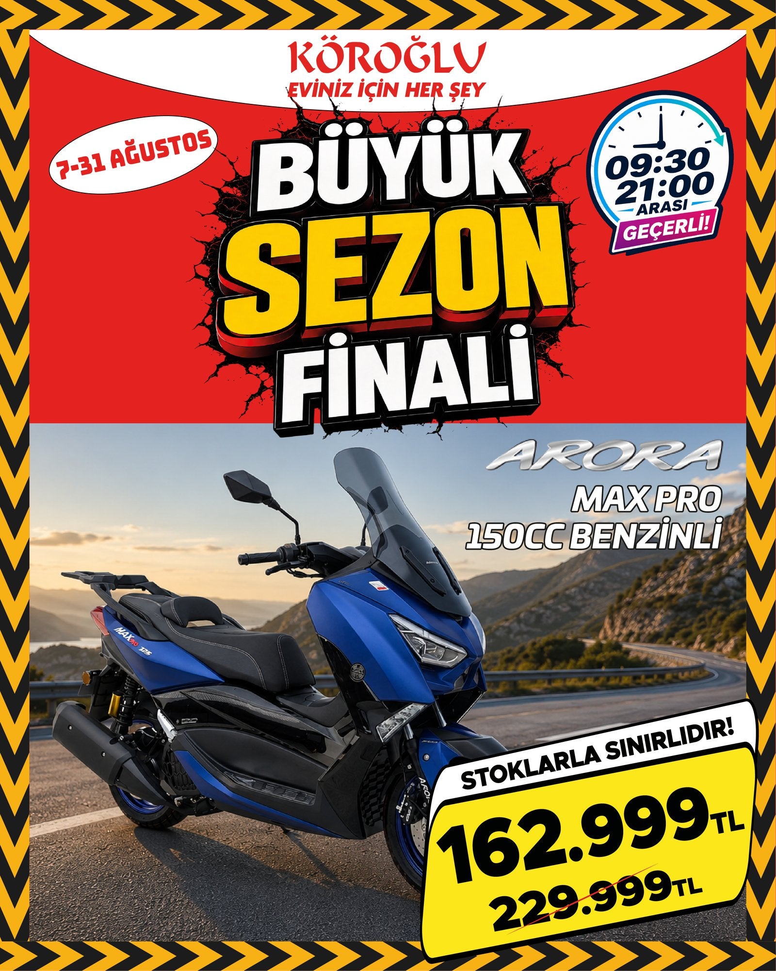Arora Max Pro 150 cc Benzinli Motosiklet Main image