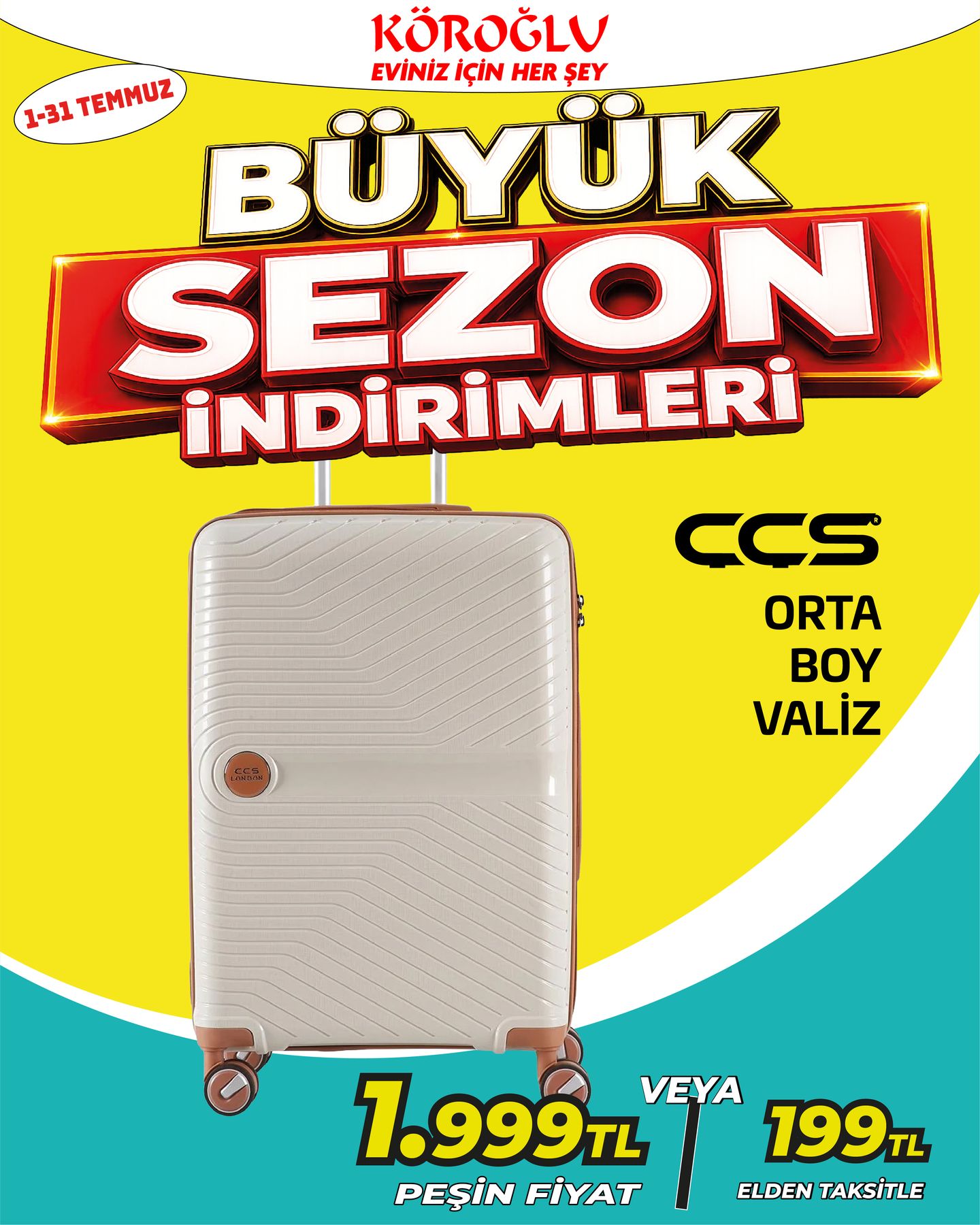 CCS Orta Boy Valiz