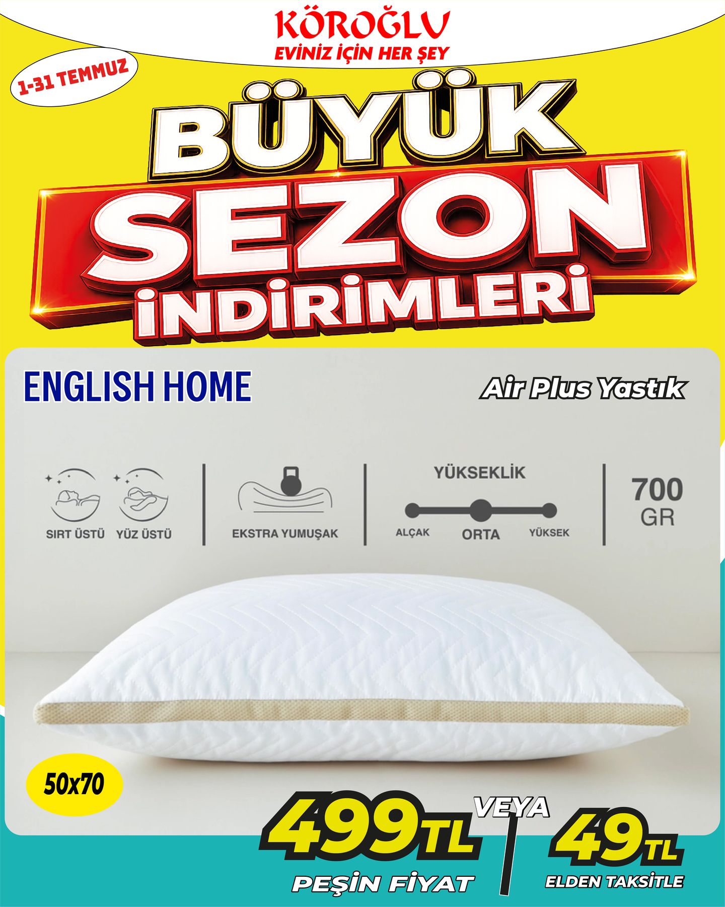 English Home Air Plus Yastık
